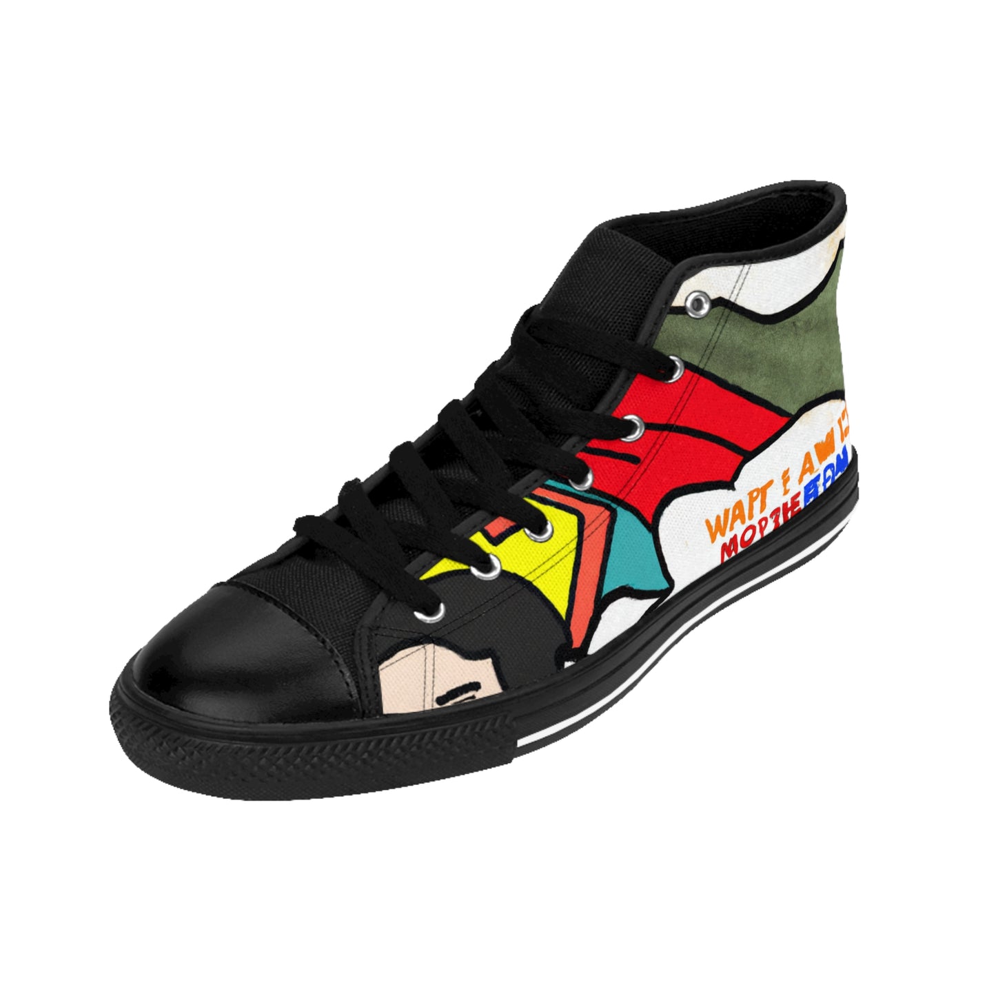 .

Donawin of Leathersole - Comic Book Hi Tops