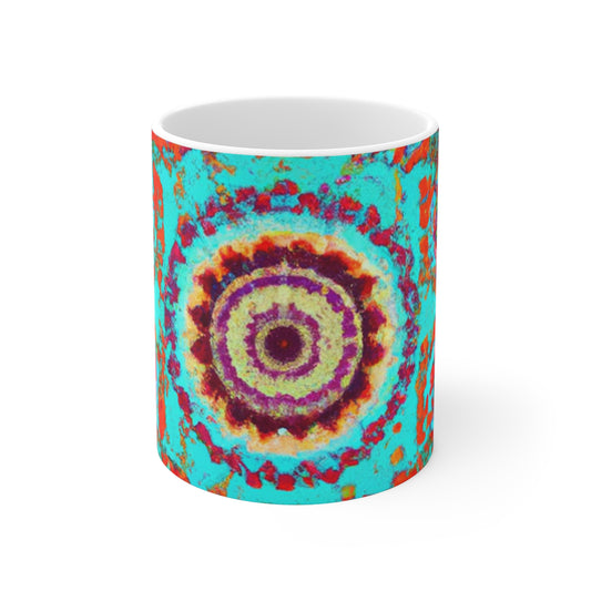 Buster's Brew Concoctions - Psychedelic Coffee Cup Mug 11 Ounce