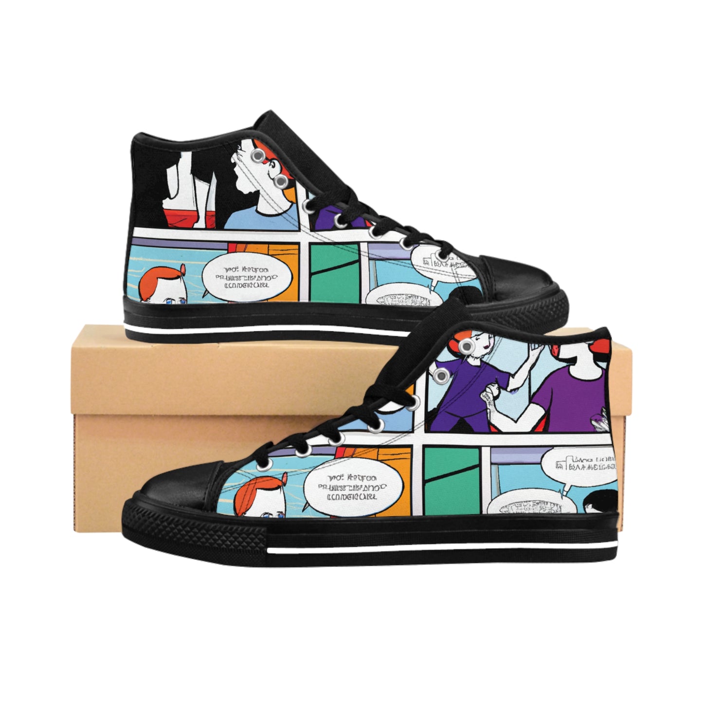 .

Amalricus le Chaussure - Comic Book Hi Tops