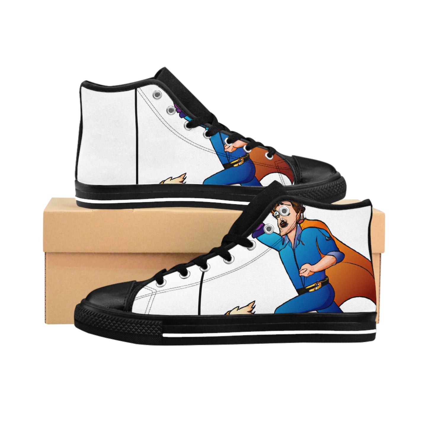 Hildegomar the Shoemaker - Comic Book Hi Tops