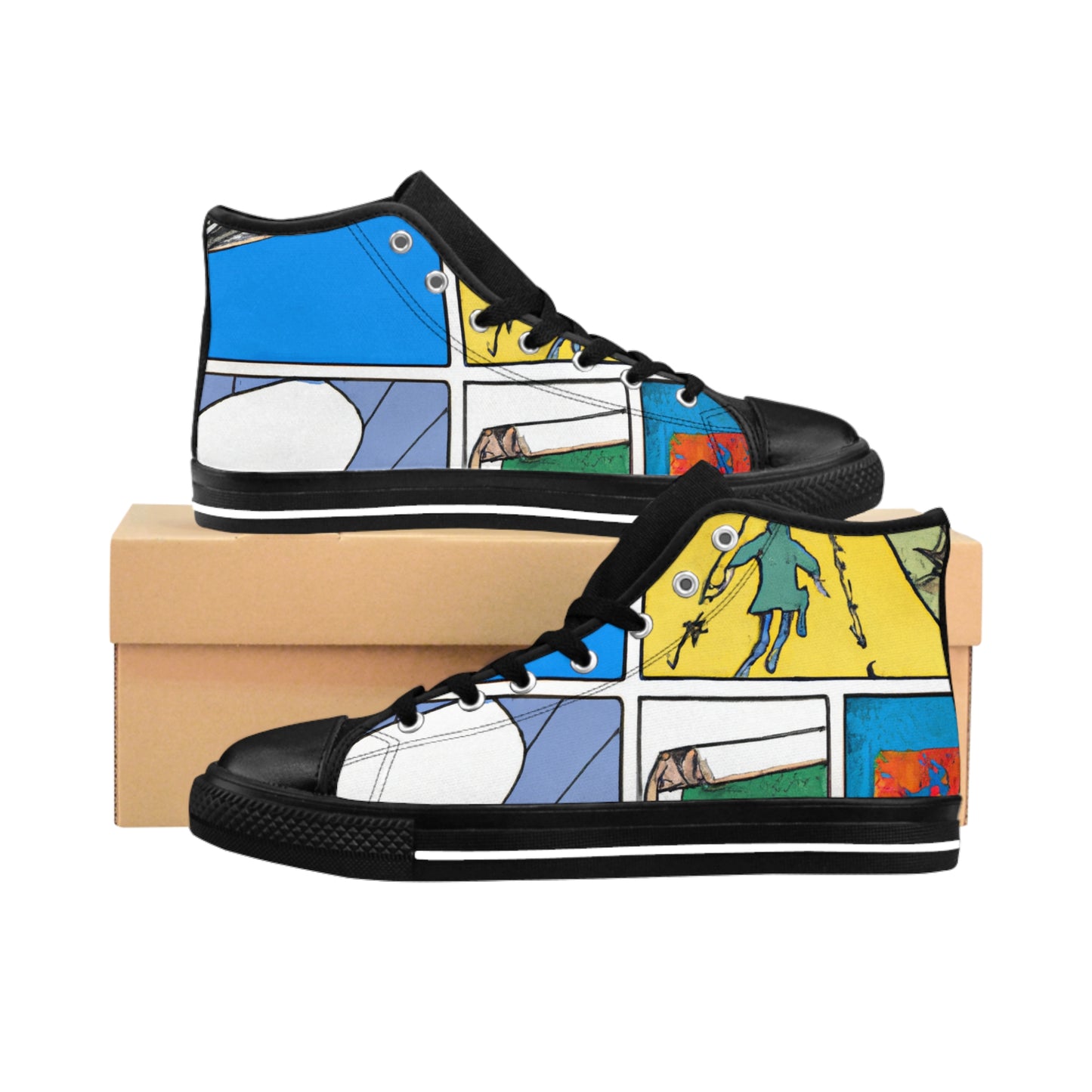 Nariko the Shoemaker - Comic Book Hi Tops