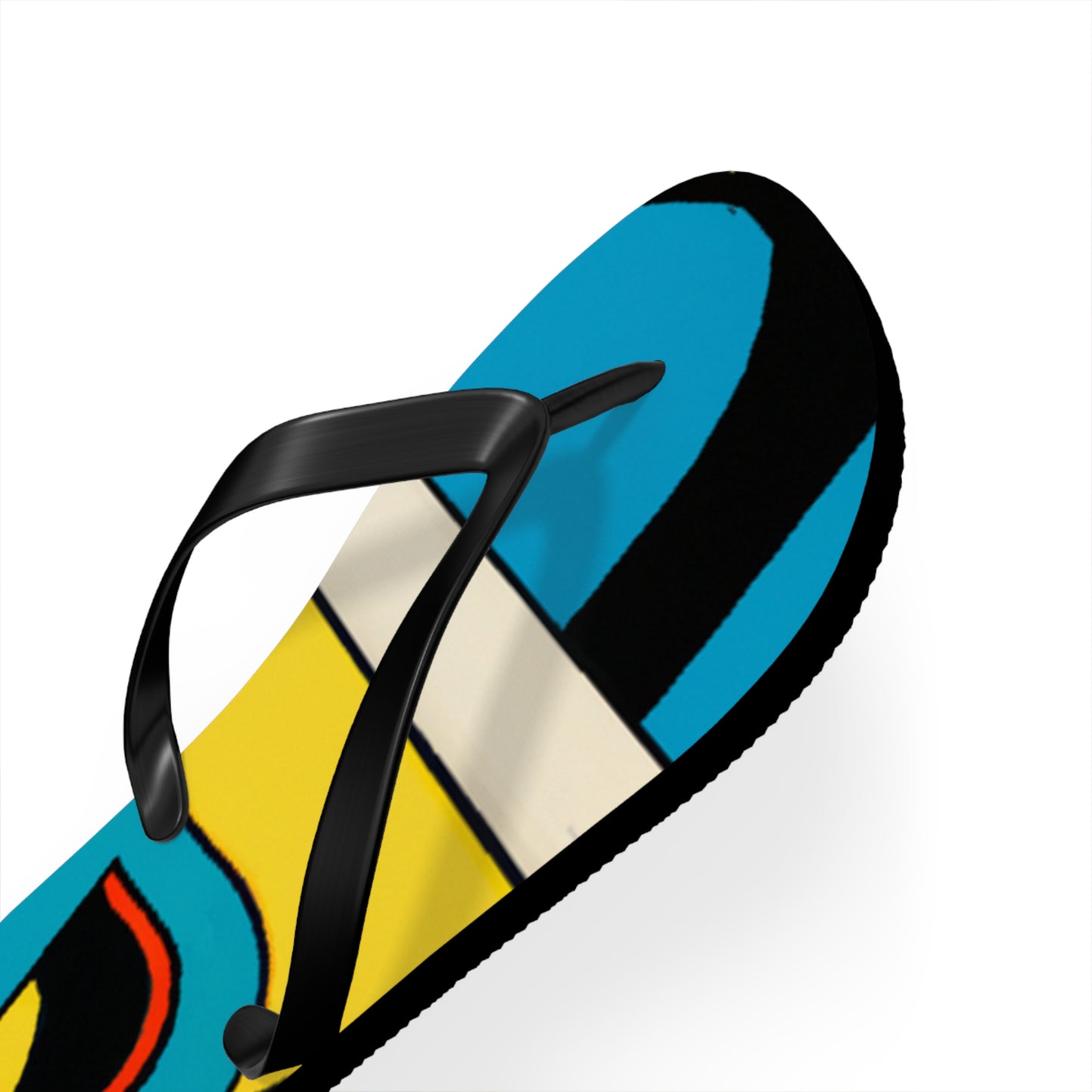 Mighty Manfred the Muscle-Bound - Comics Collector Flip Flop Beach Sandals