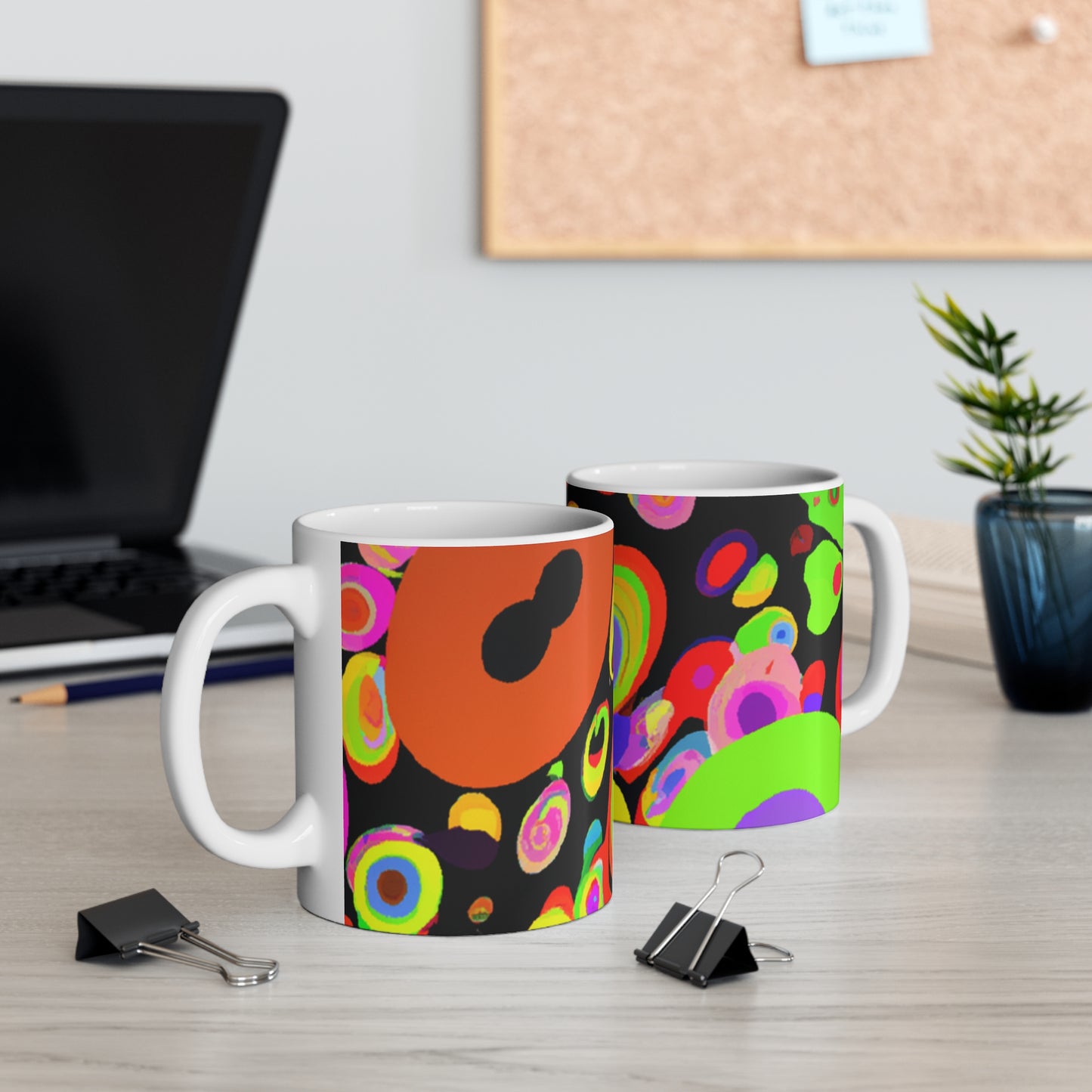 Perry's Perky Potions - Psychedelic Coffee Cup Mug 11 Ounce