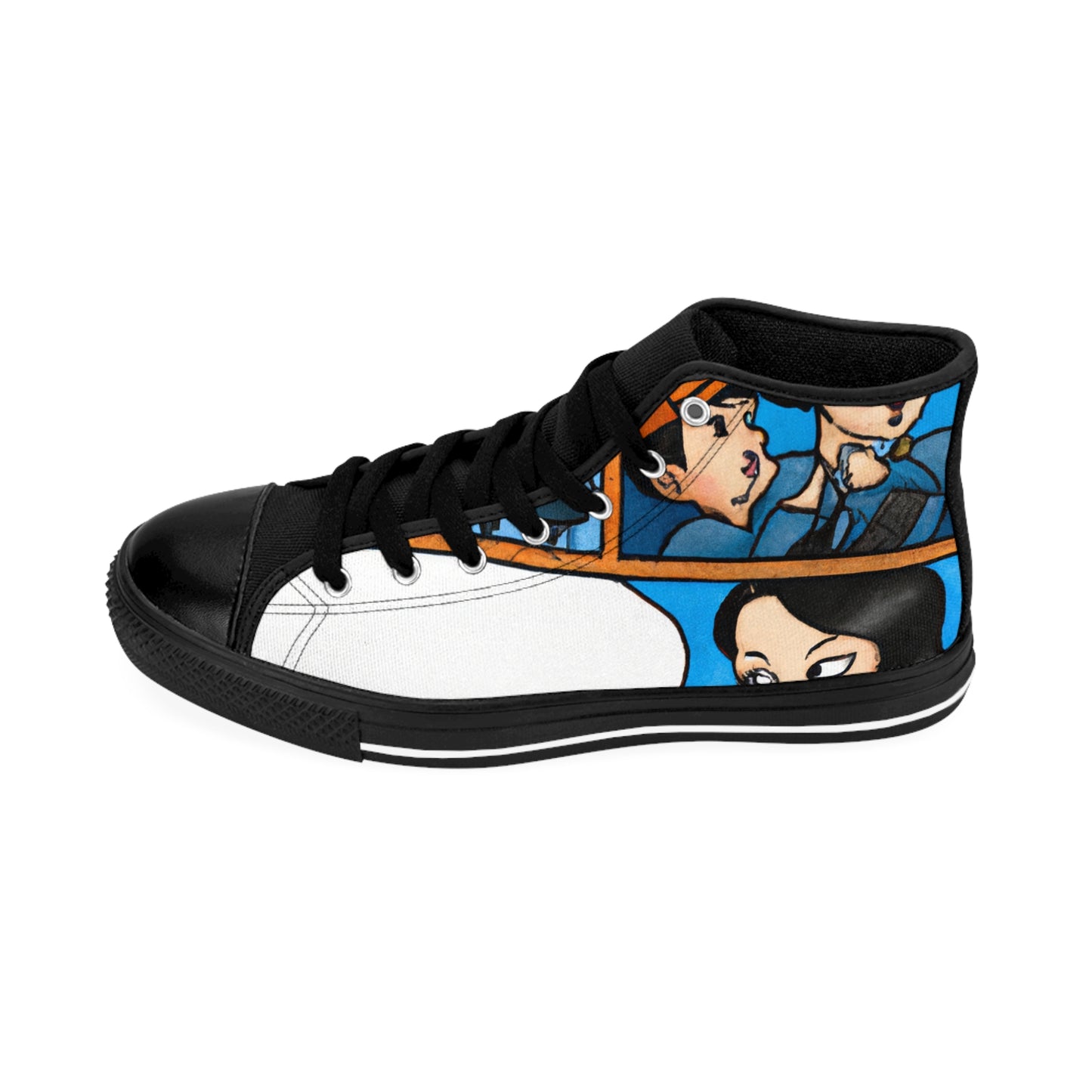 .

Florana de la Fuente - Comic Book Hi Tops