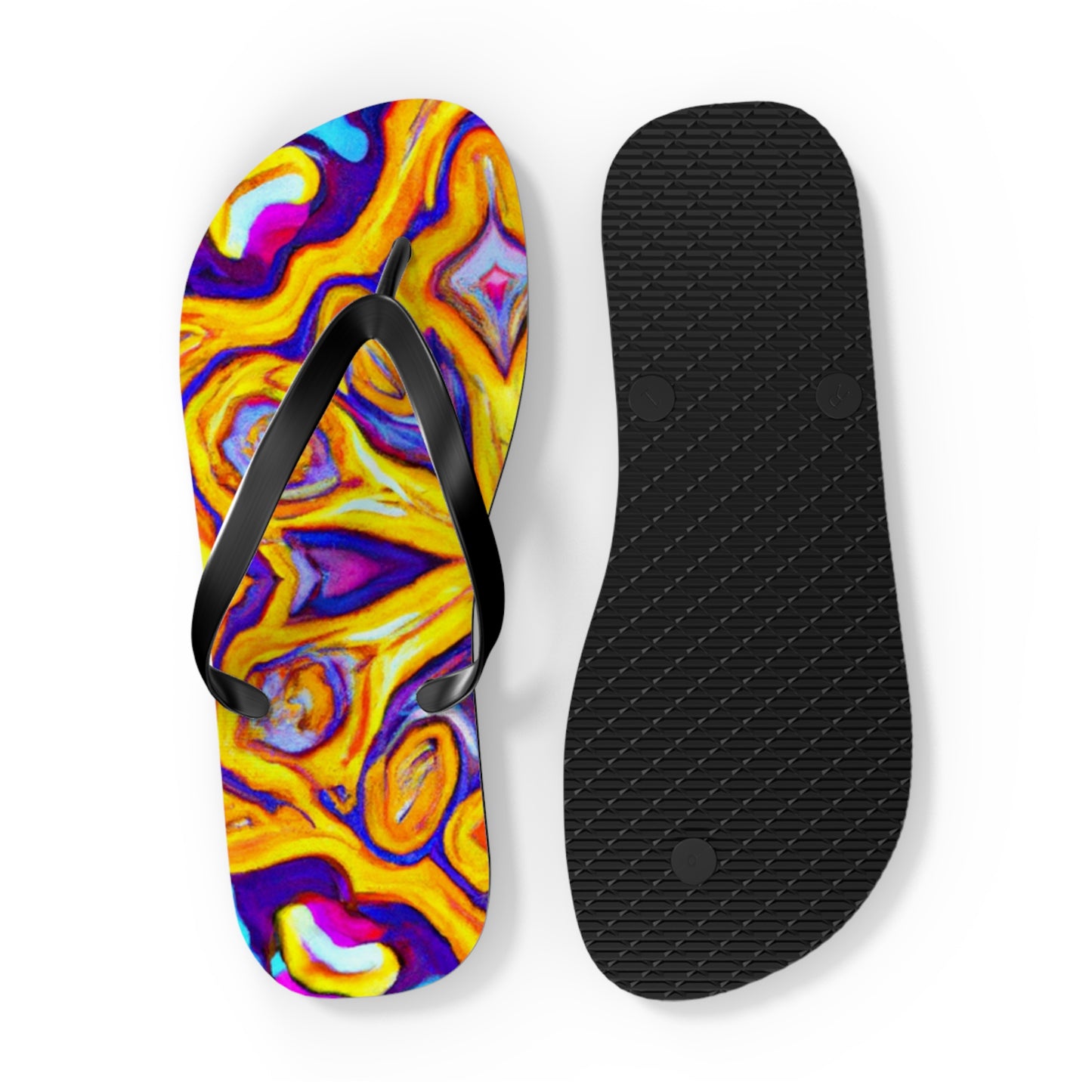 Hazel Stiles, Shoe Maker - Psychedelic Trippy Flip Flop Beach Sandals