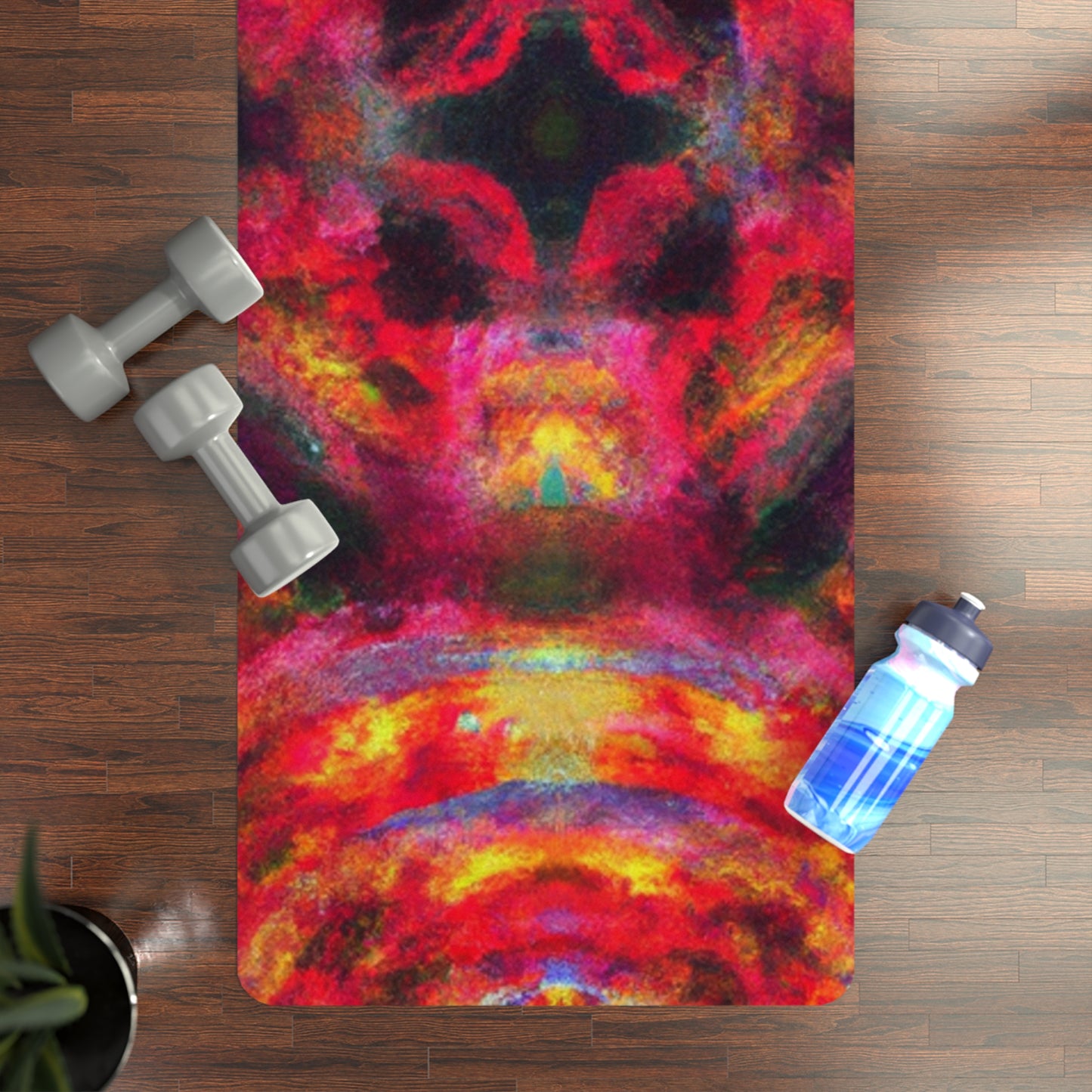 Padma Prasanna - Psychedelic Yoga Exercise Workout Mat - 24″ x 68"