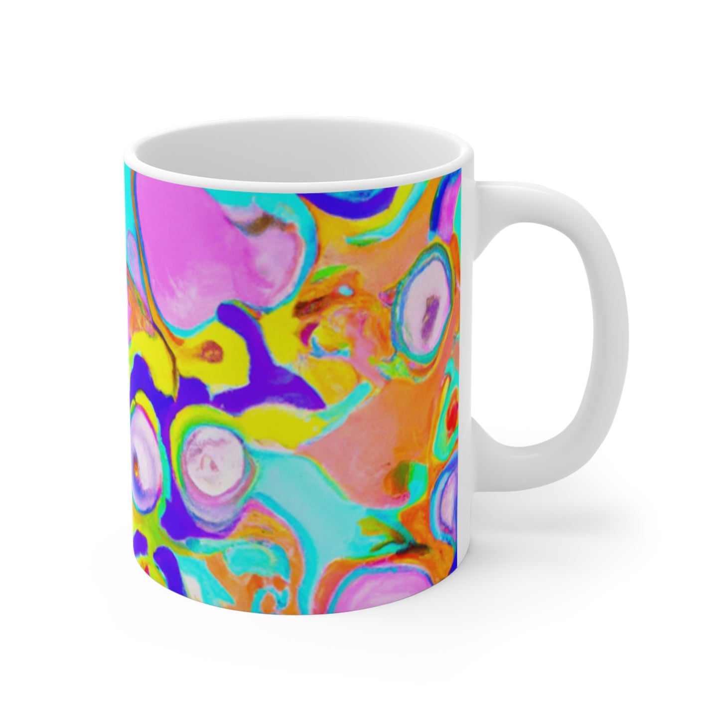 Samantha's Supreme Roast - Psychedelic Coffee Cup Mug 11 Ounce