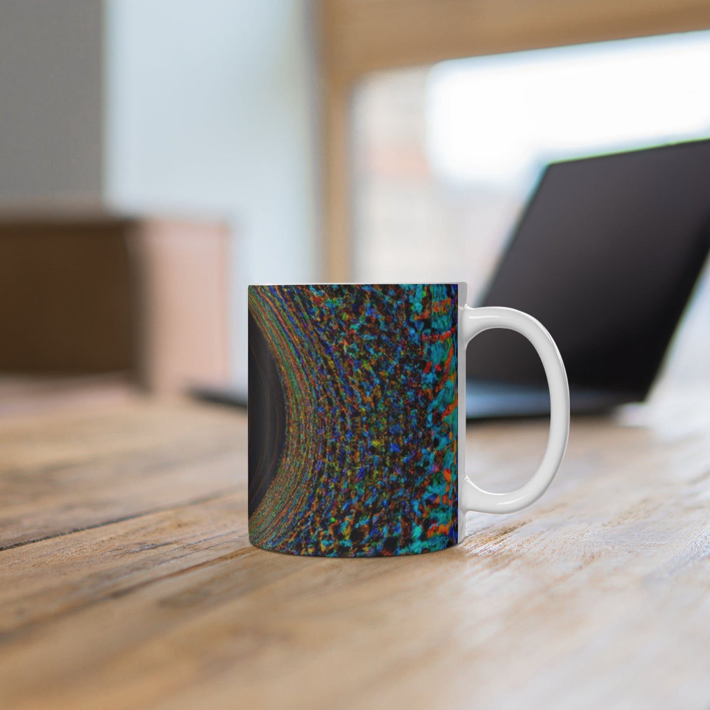 Darrell's Java Joint - Psychedelic Coffee Cup Mug 11 Ounce