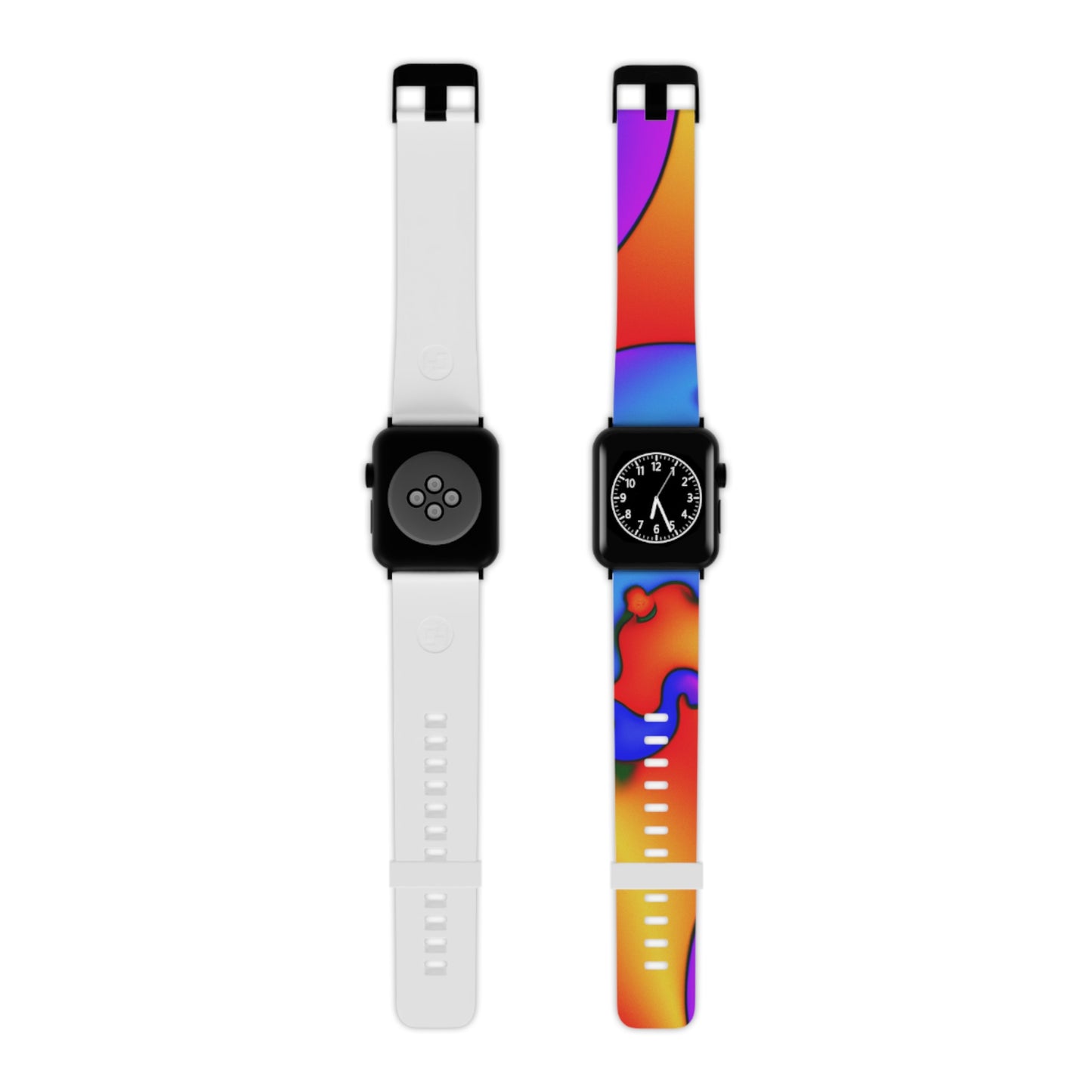 Morrisina Clark - Trippy Hippy Boho Psychedelic Apple Wrist Watch Band