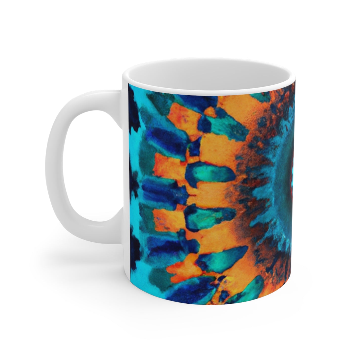 Old Bean Delights - Psychedelic Coffee Cup Mug 11 Ounce