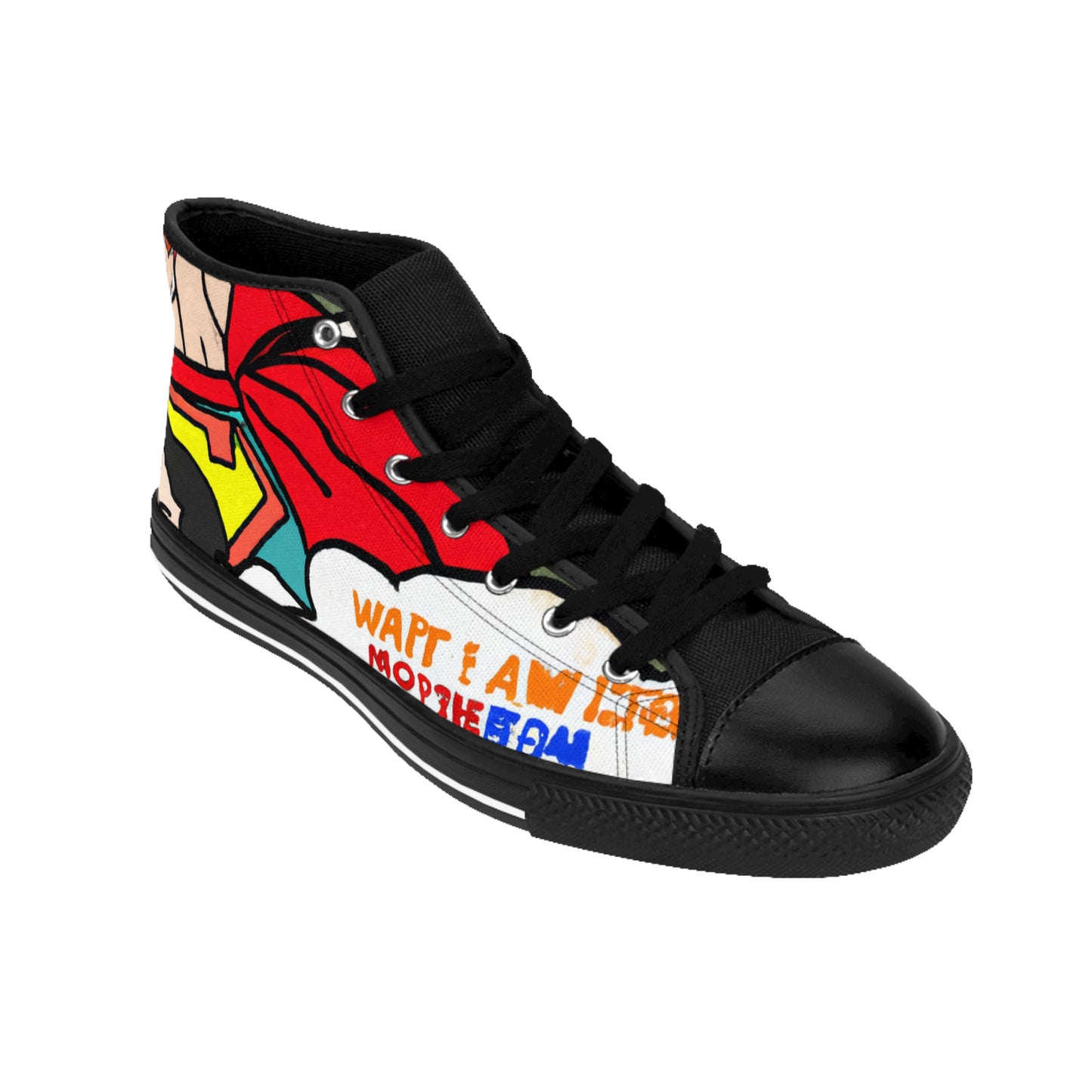 .

Donawin of Leathersole - Comic Book Hi Tops