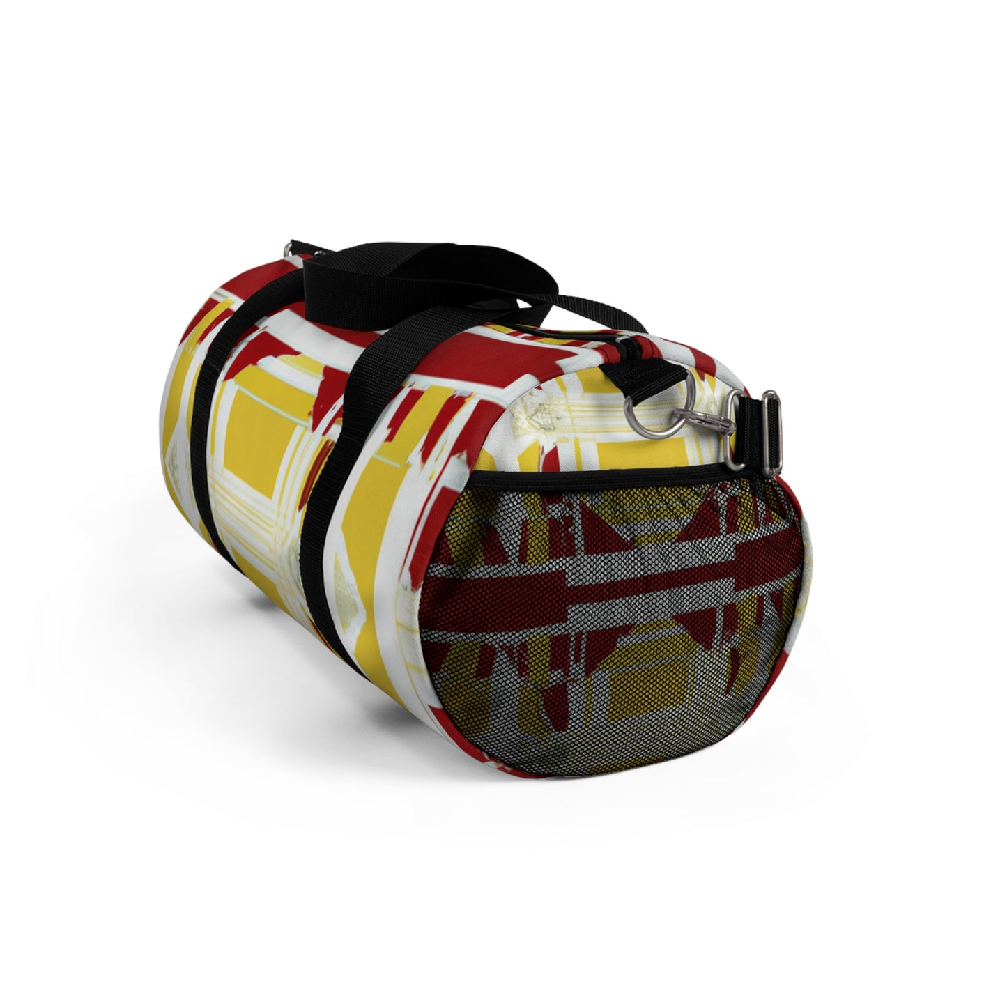 Herberta Longskirt - Geometric Pattern Duffel Travel Gym Luggage Bag