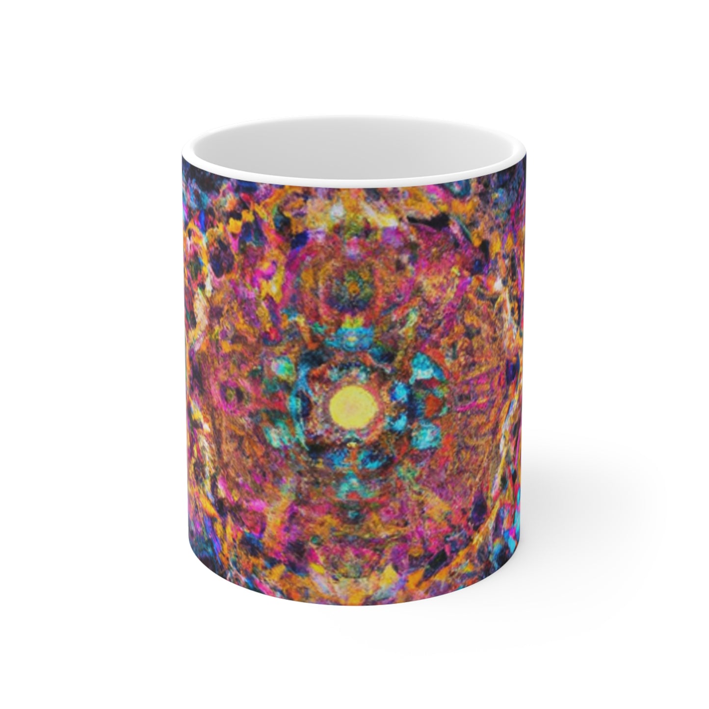 Crystal Java. - Psychedelic Coffee Cup Mug 11 Ounce