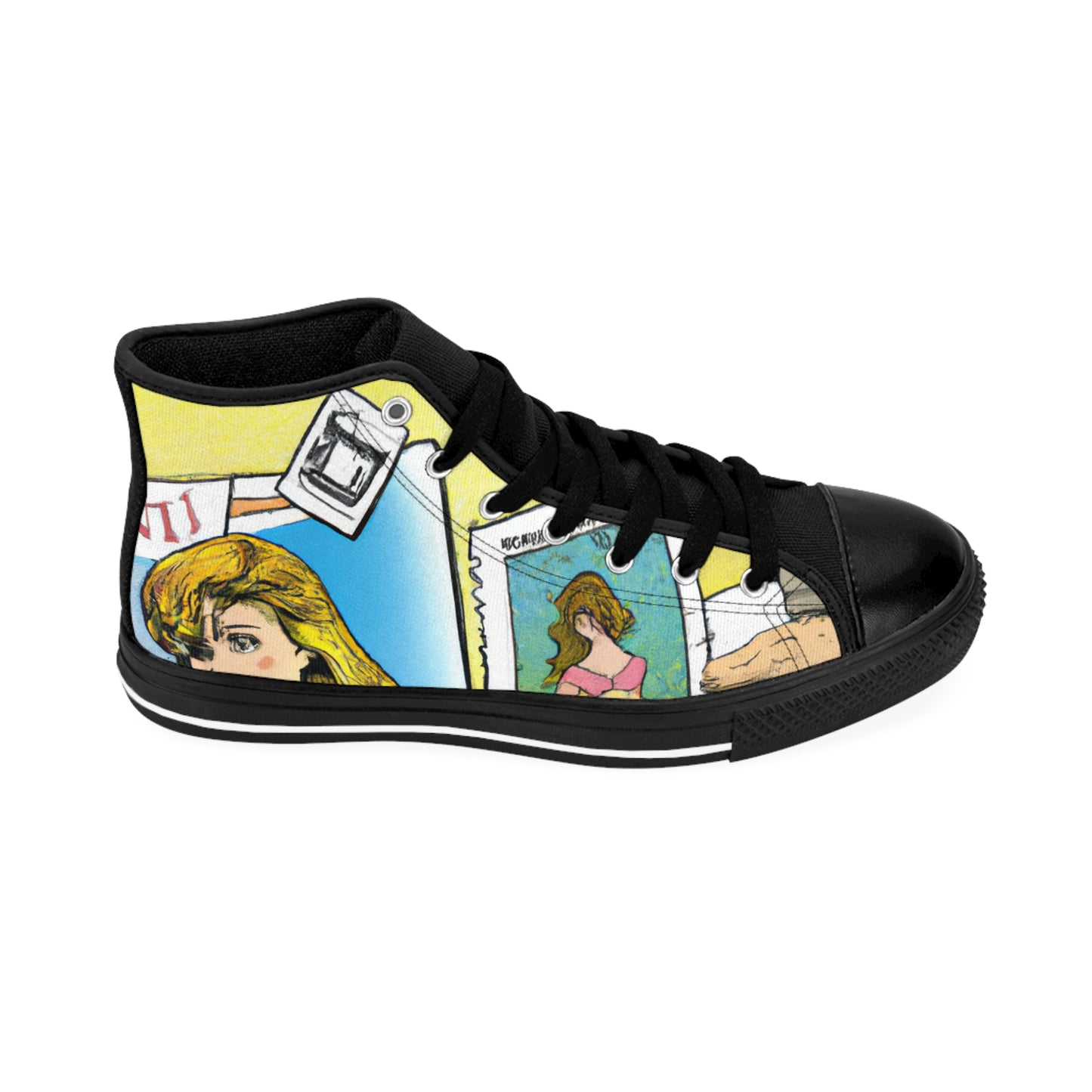 Avelina da Ferrara - Comic Book Hi Tops