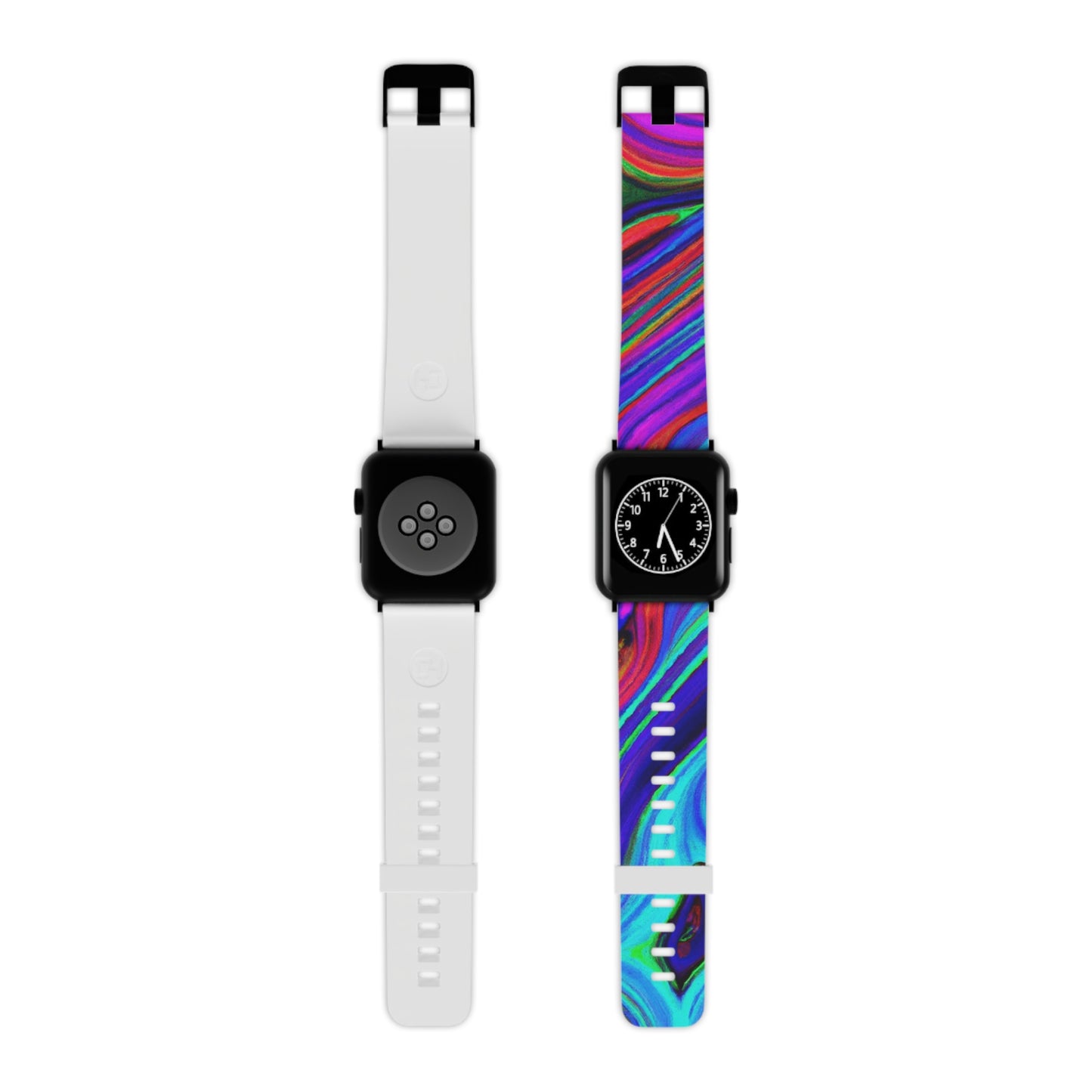 Augustus Swofford - Trippy Hippy Boho Psychedelic Apple Wrist Watch Band