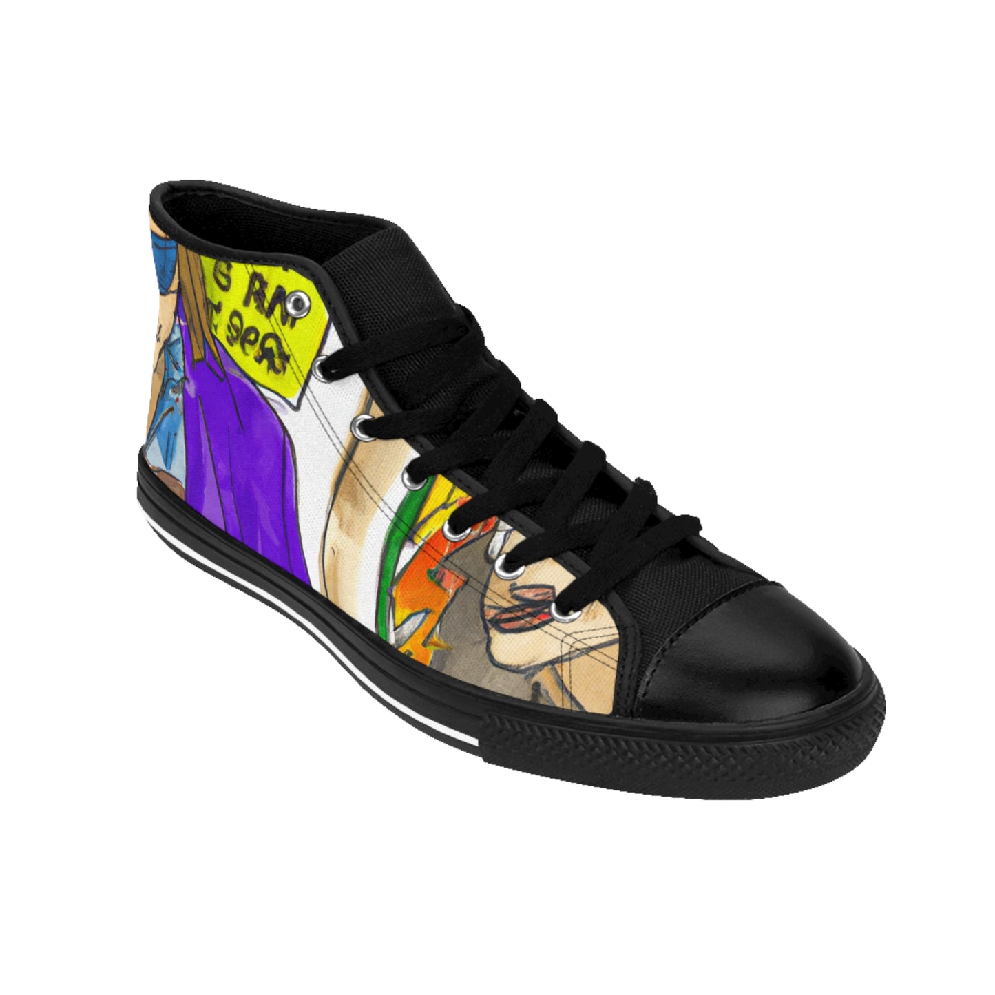 Sir Edwin Shoesworth - Comic Book Hi Tops