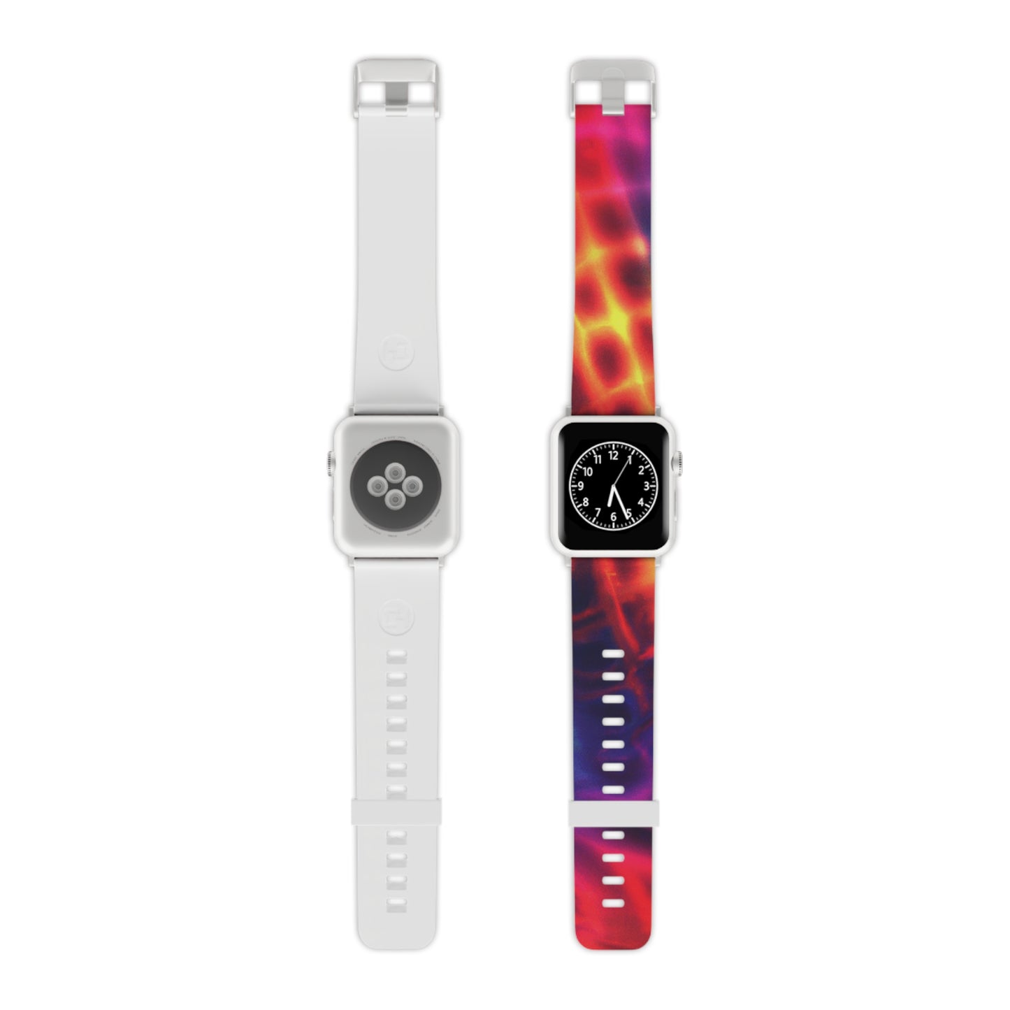 Augustus Fontaine - Trippy Hippy Boho Psychedelic Apple Wrist Watch Band