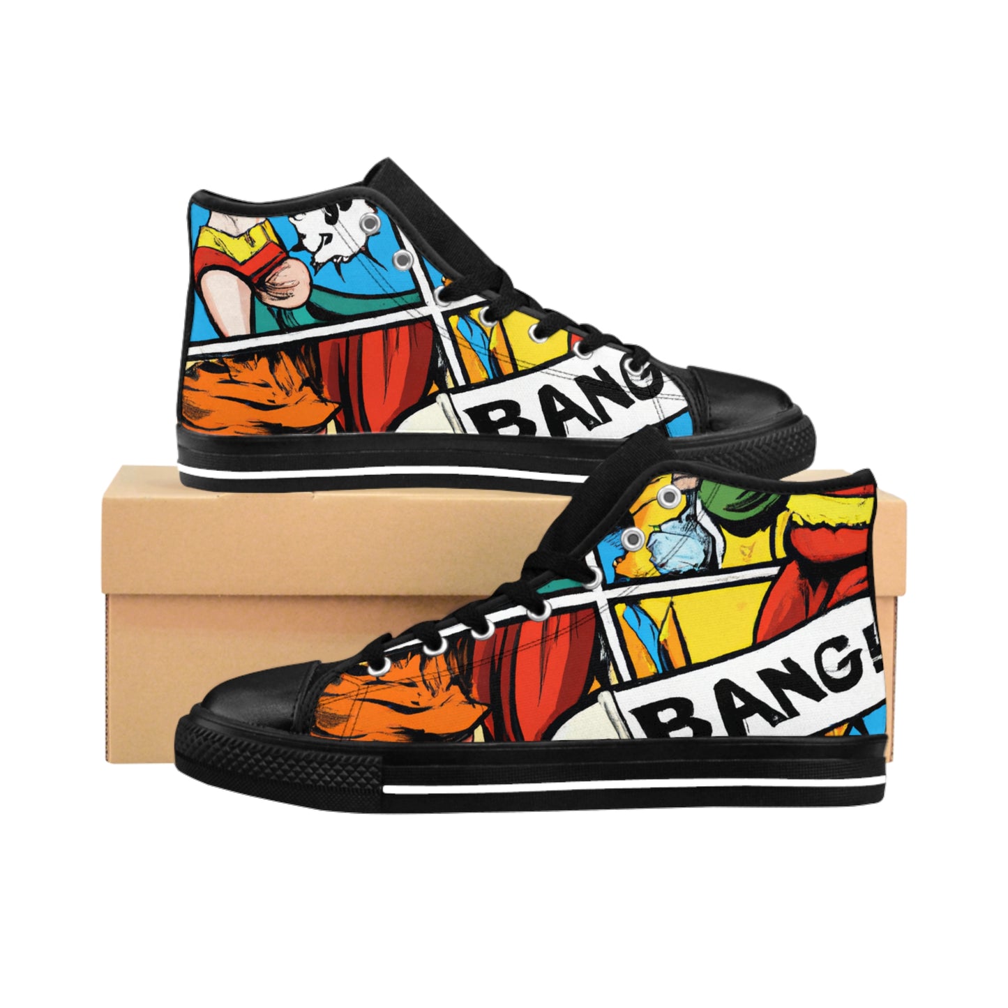 Hroald the Shoemaker - Comic Book Hi Tops