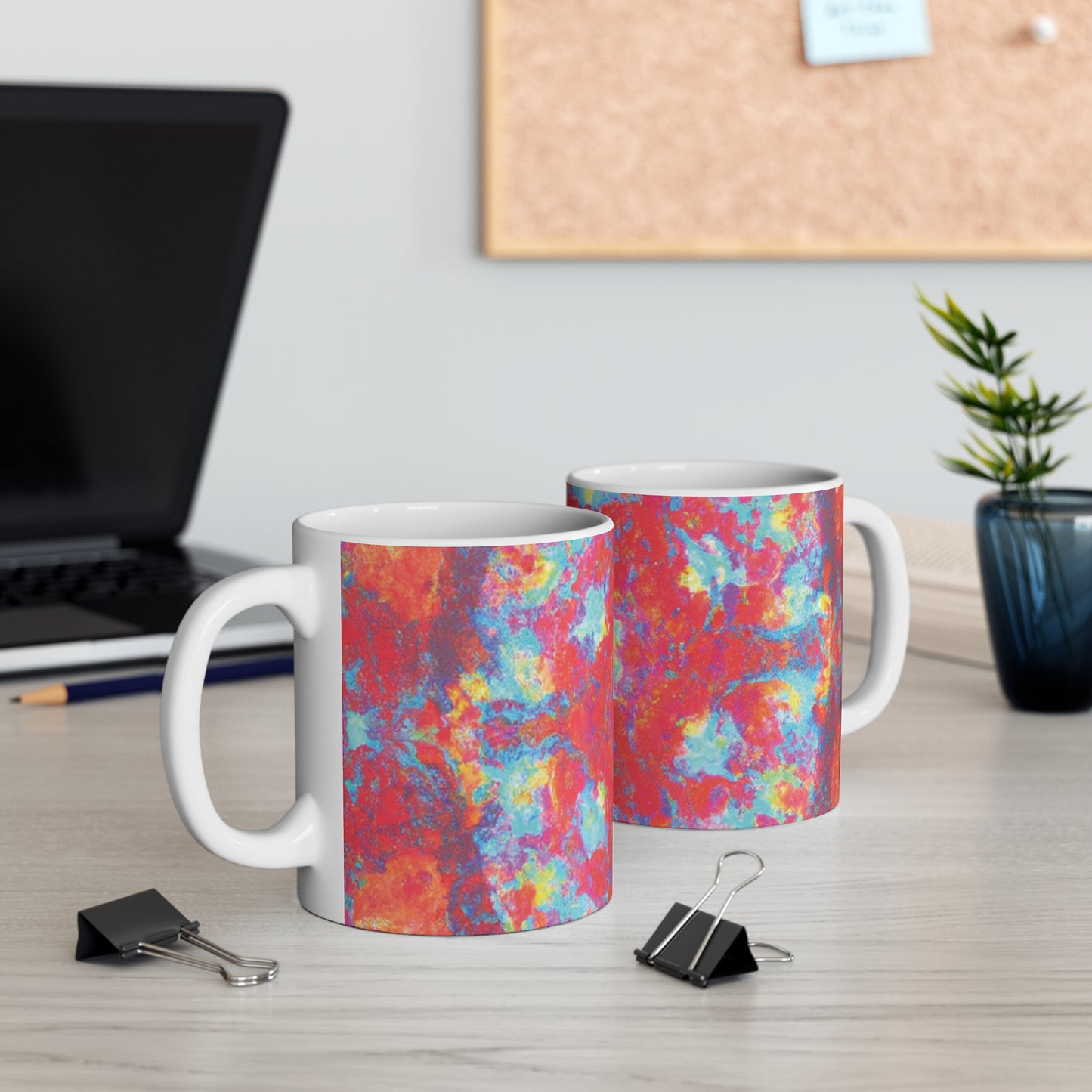 Carmen's Classic Coffee - Psychedelic Coffee Cup Mug 11 Ounce