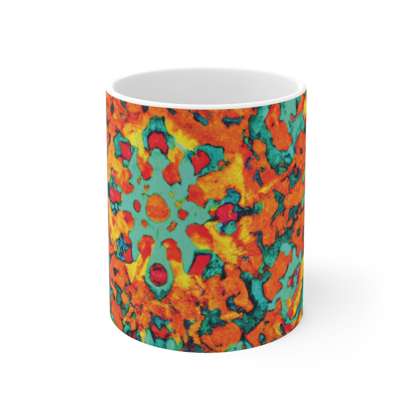 Babs Brews Coffee - Psychedelic Coffee Cup Mug 11 Ounce