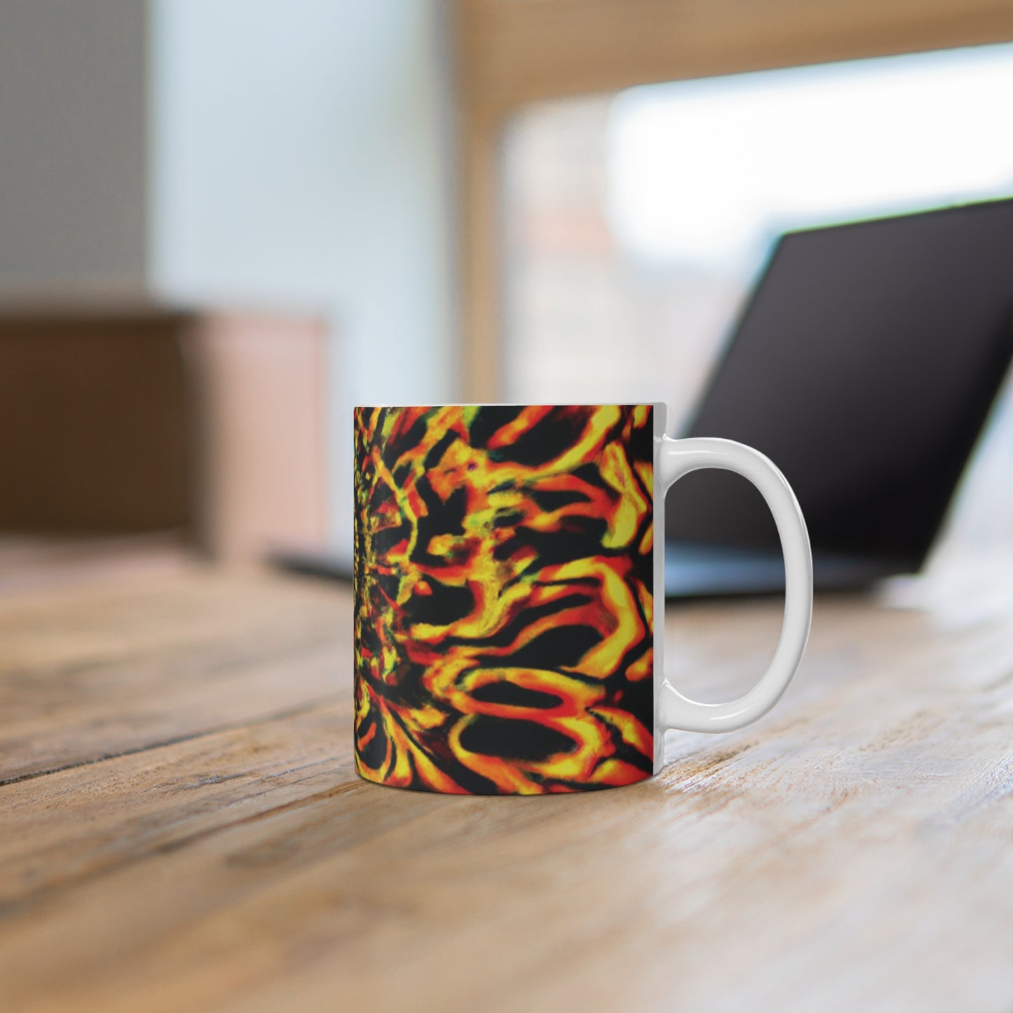 Kaffee King - Psychedelic Coffee Cup Mug 11 Ounce