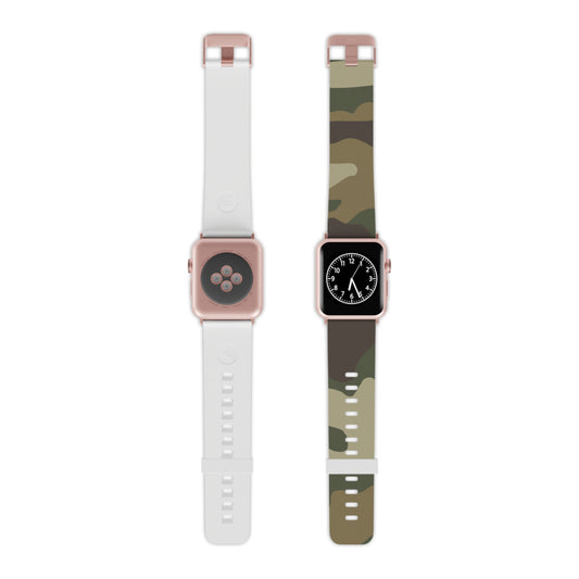 Ophelia Foulkehurst - Camouflage Apple Wrist Watch Band