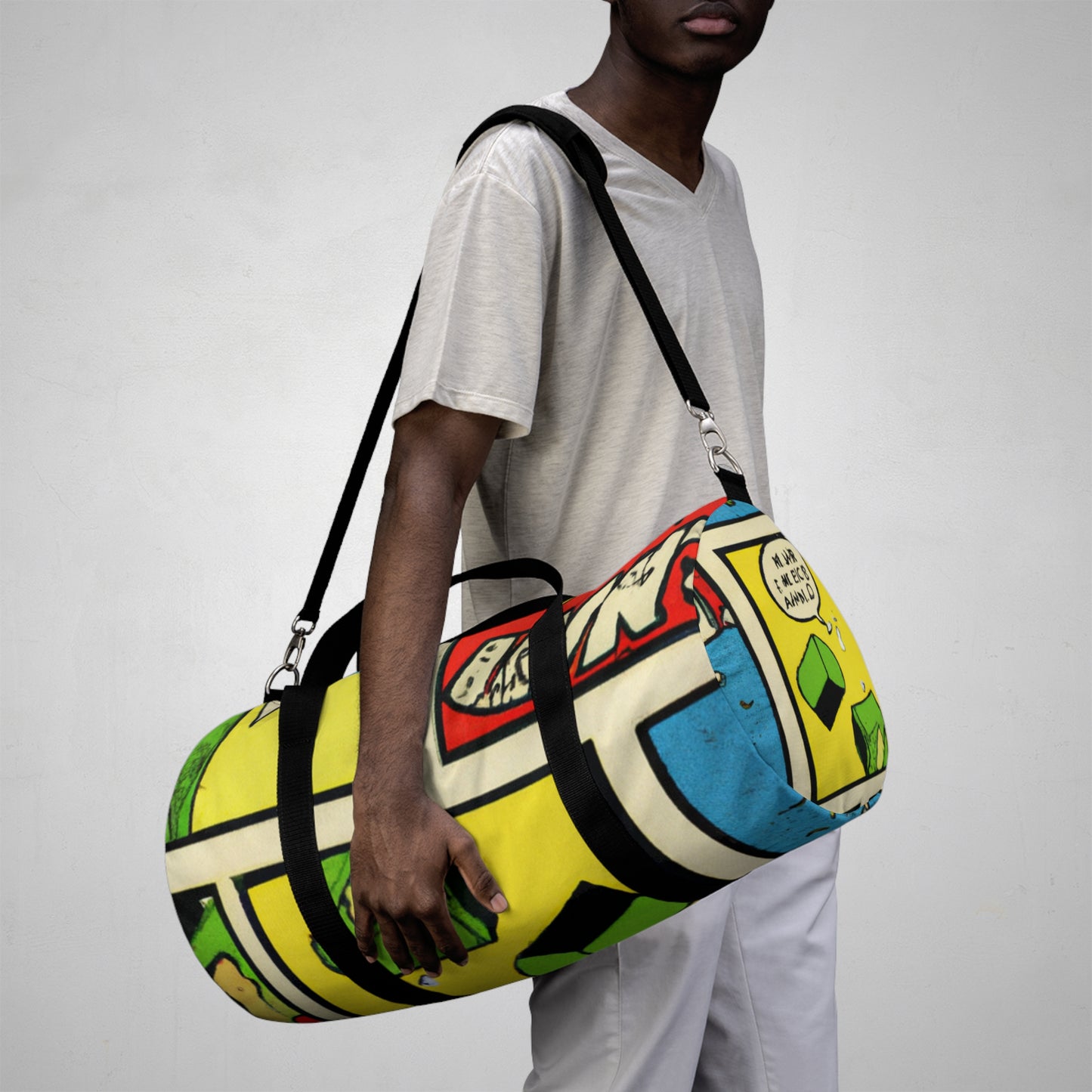 Theodora Chaville Couture - Comic Book Duffel Bag