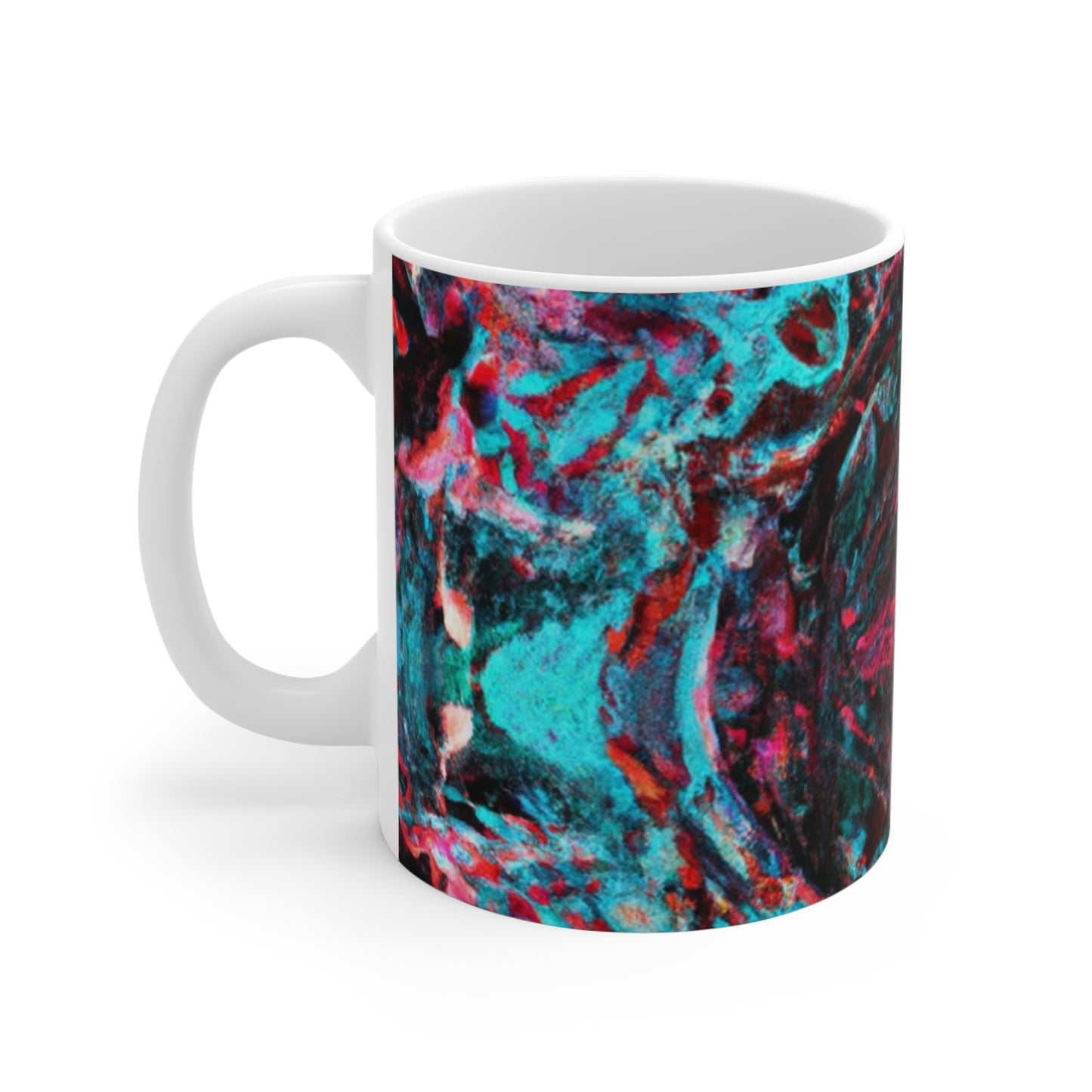 Fifi's Finest Roasts - Psychedelic Coffee Cup Mug 11 Ounce