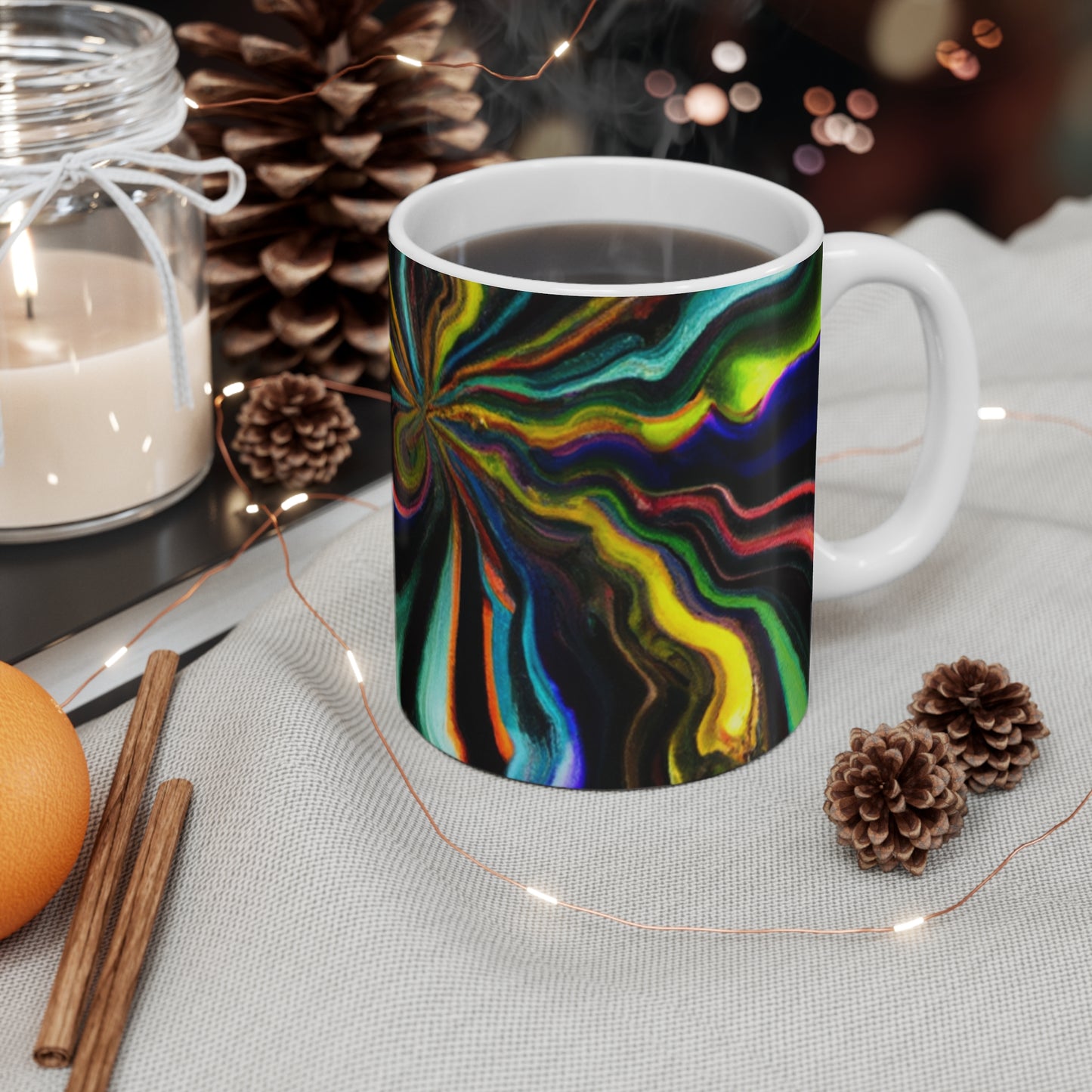 Ferdinand's Finest Friends Coffee - Psychedelic Coffee Cup Mug 11 Ounce