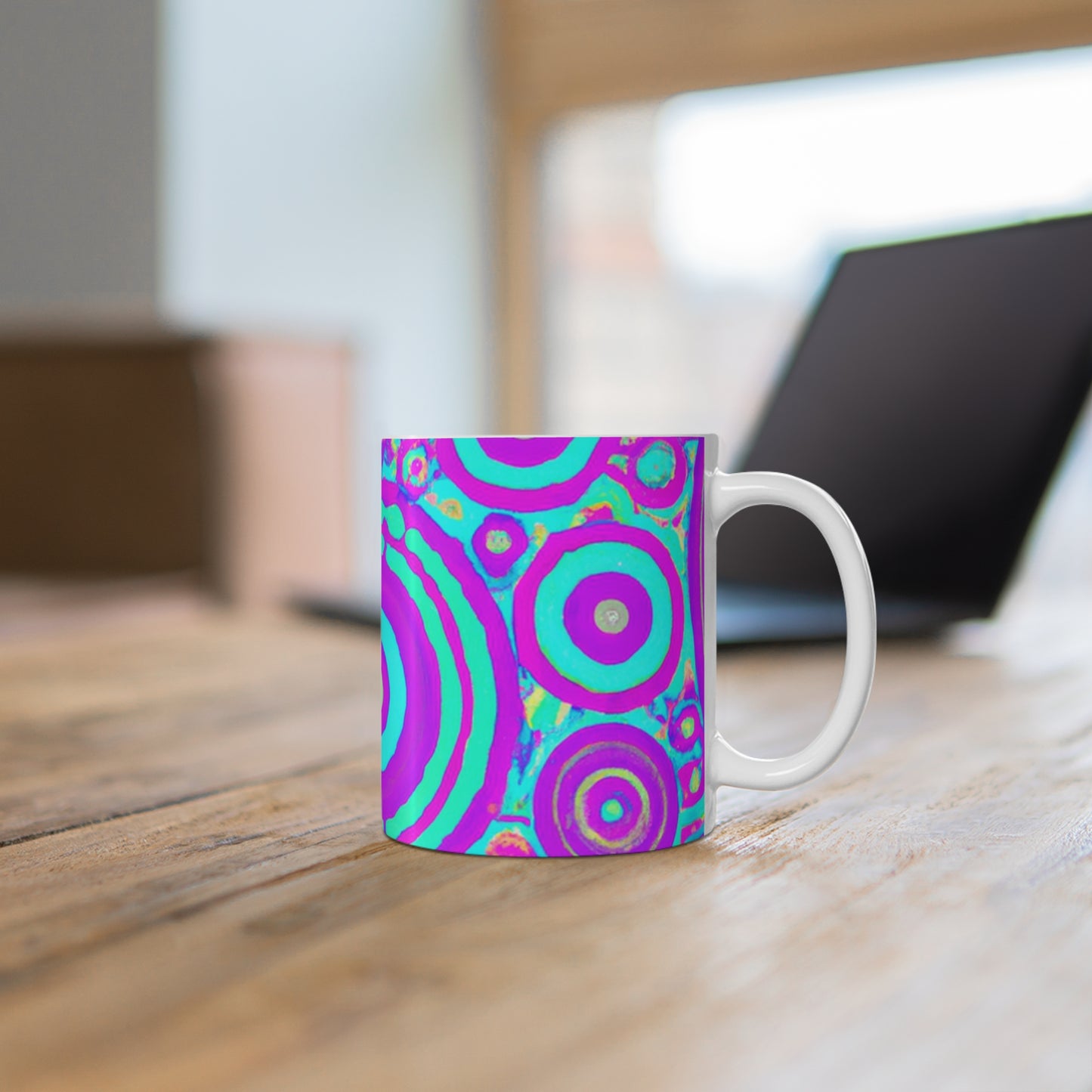 Caroline's Coffee Co. - Psychedelic Coffee Cup Mug 11 Ounce