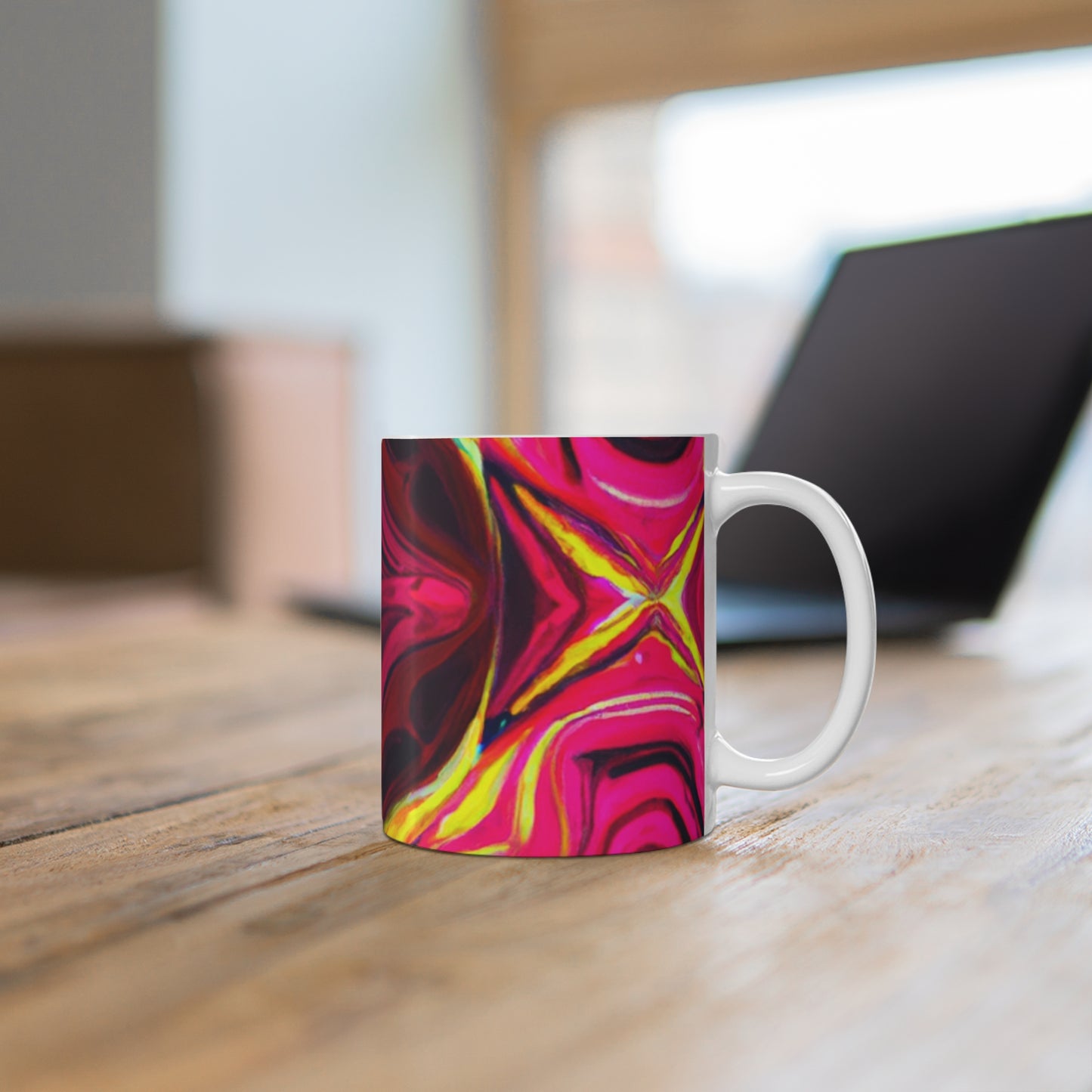 Randy's Rich Roast - Psychedelic Coffee Cup Mug 11 Ounce