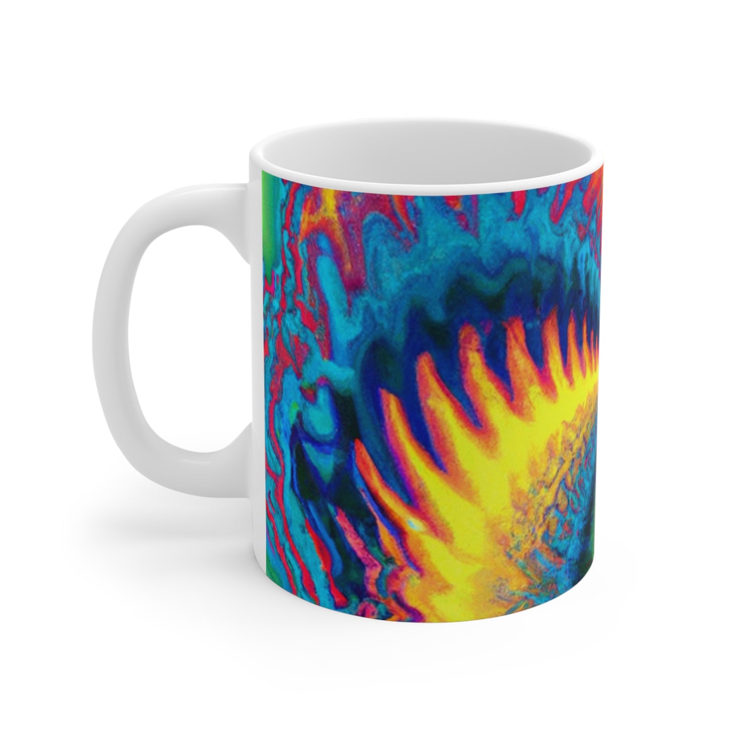 Clyde's Coffee Roasting Co. - Psychedelic Coffee Cup Mug 11 Ounce