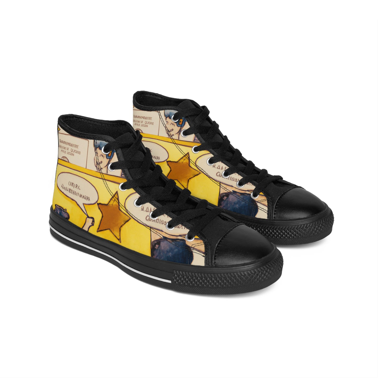 .

Ivorian de Courvoisier - Comic Book Hi Tops