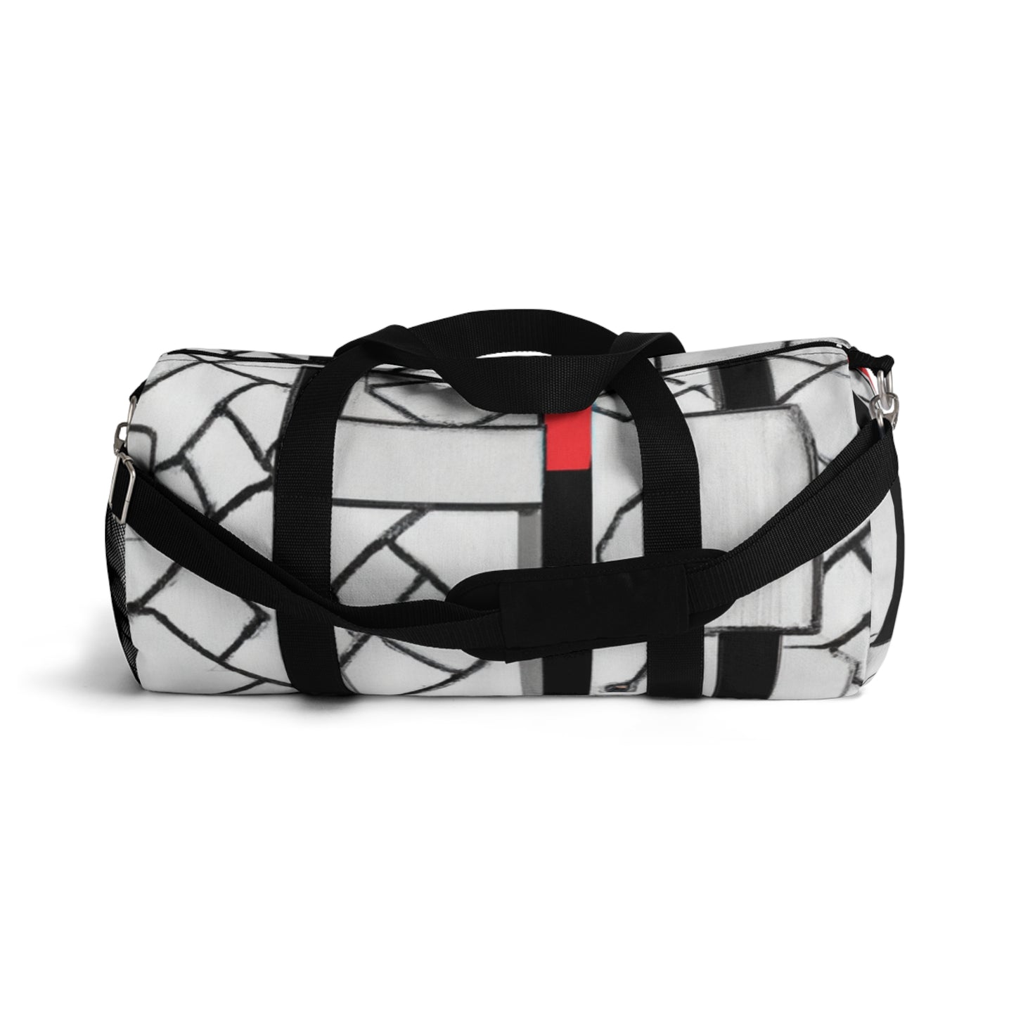 Selina Smoothington - Geometric Pattern Duffel Travel Gym Luggage Bag