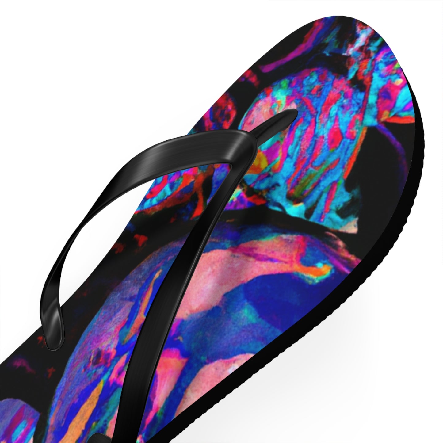 Caroline Craddock - Psychedelic Trippy Flip Flop Beach Sandals