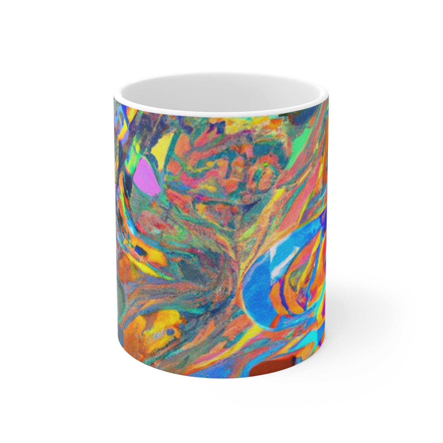 Eddison's Exquisite Espresso - Psychedelic Coffee Cup Mug 11 Ounce