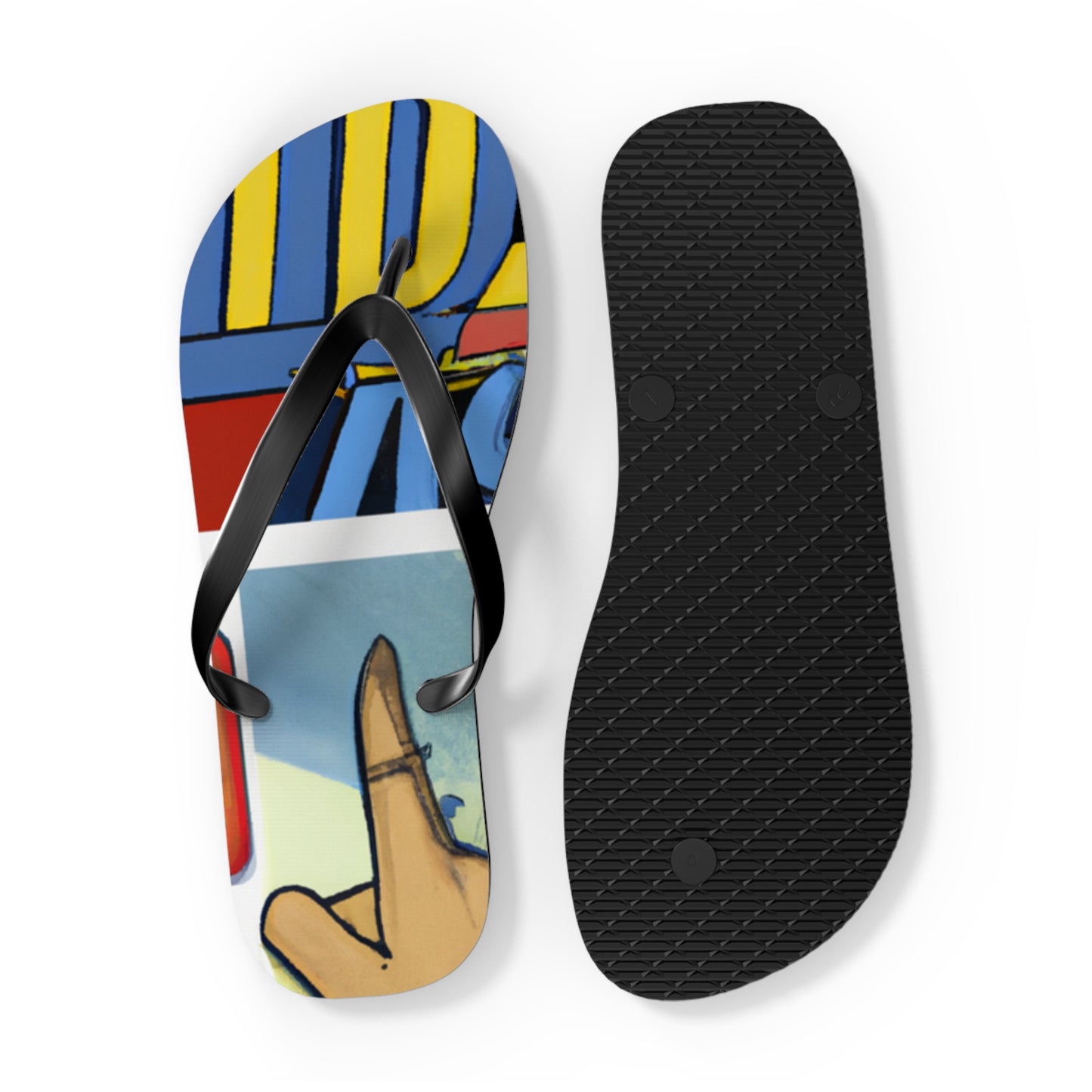 Laser Man - Comics Collector Flip Flop Beach Sandals