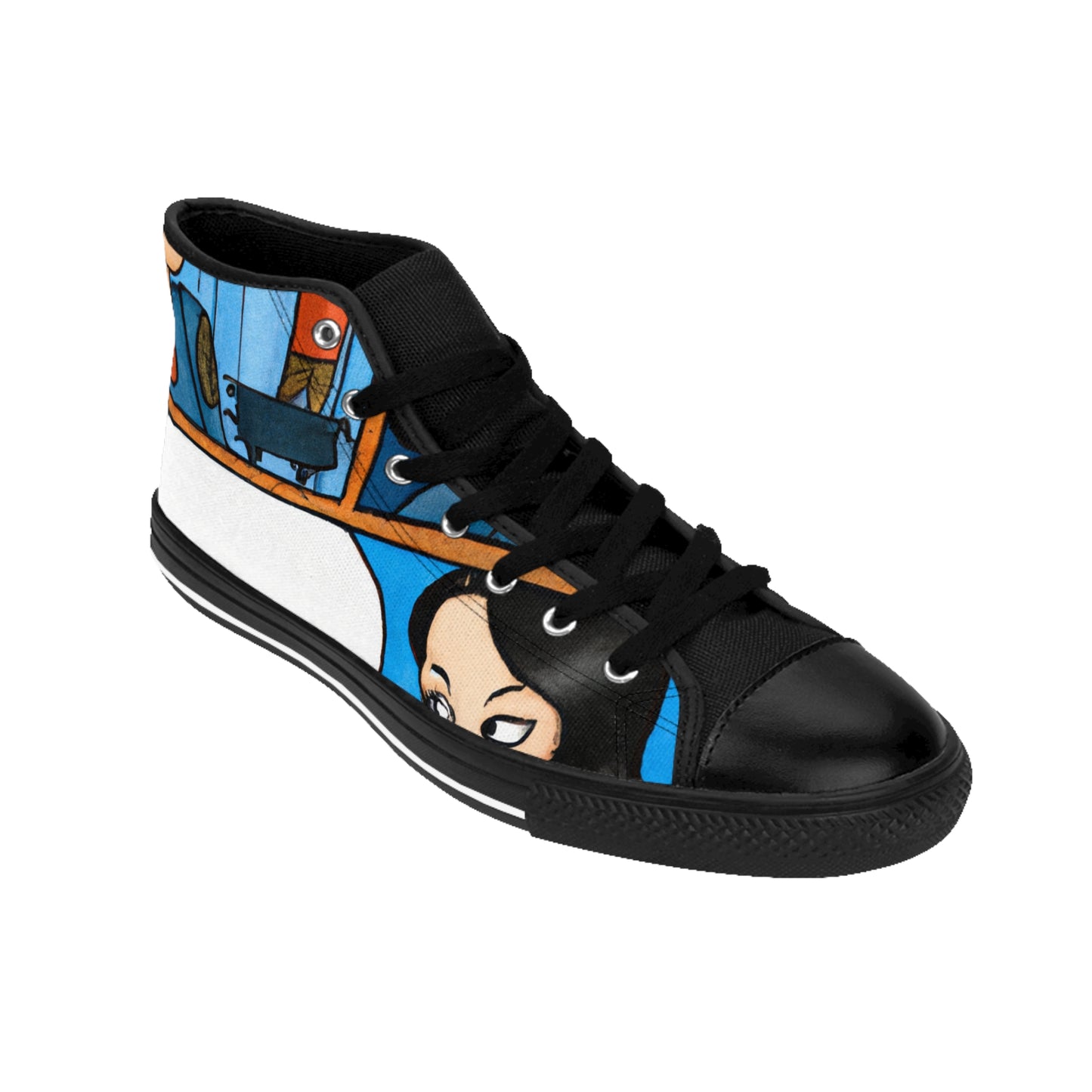 .

Florana de la Fuente - Comic Book Hi Tops