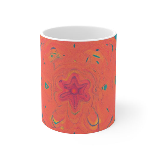 Millie's Coffee Roaster - Psychedelic Coffee Cup Mug 11 Ounce