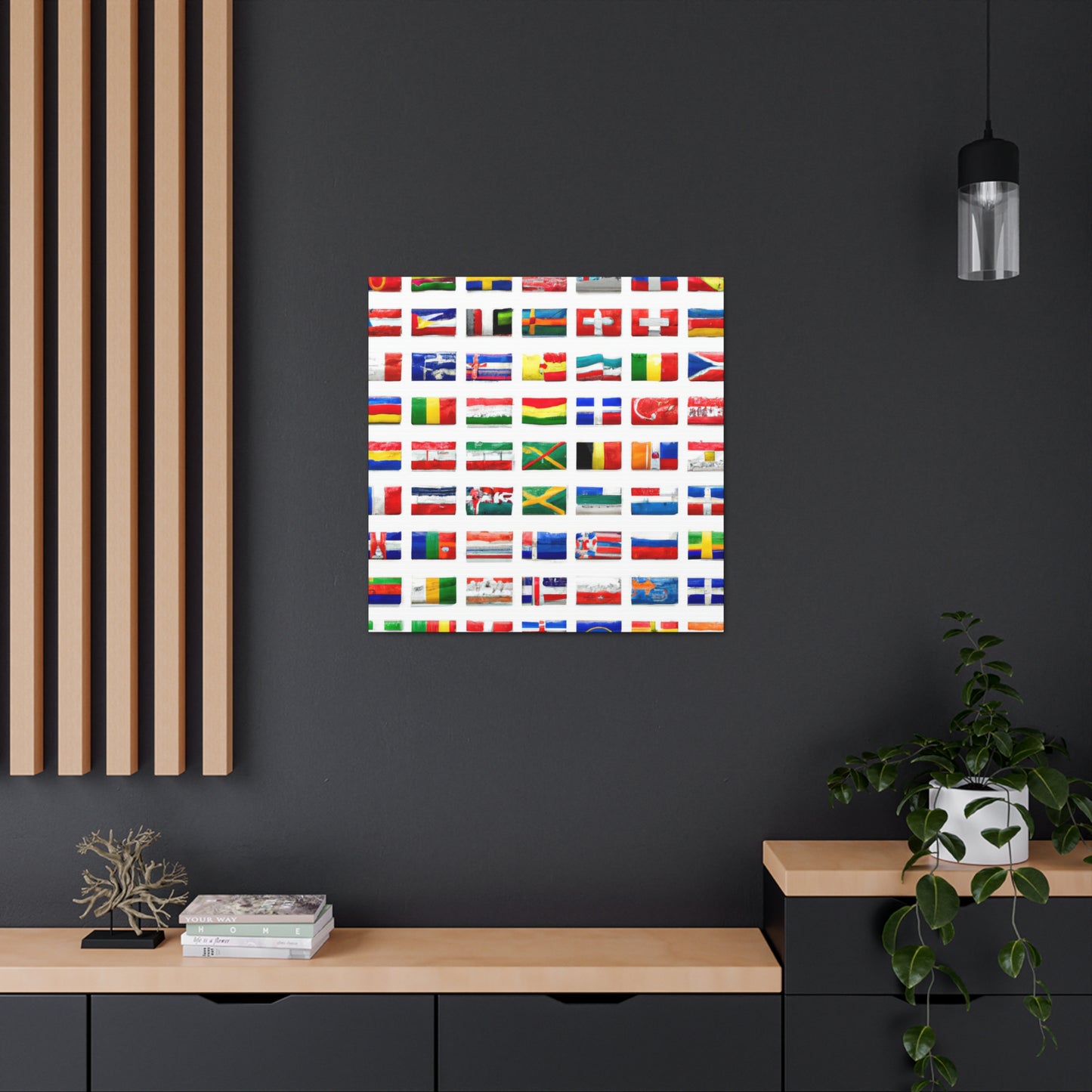 Ferguson Dexter - Flags Of The World Canvas Wall Art