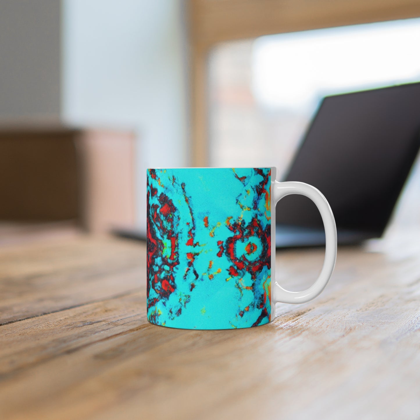 Jasper's Coffee Roasters - Psychedelic Coffee Cup Mug 11 Ounce