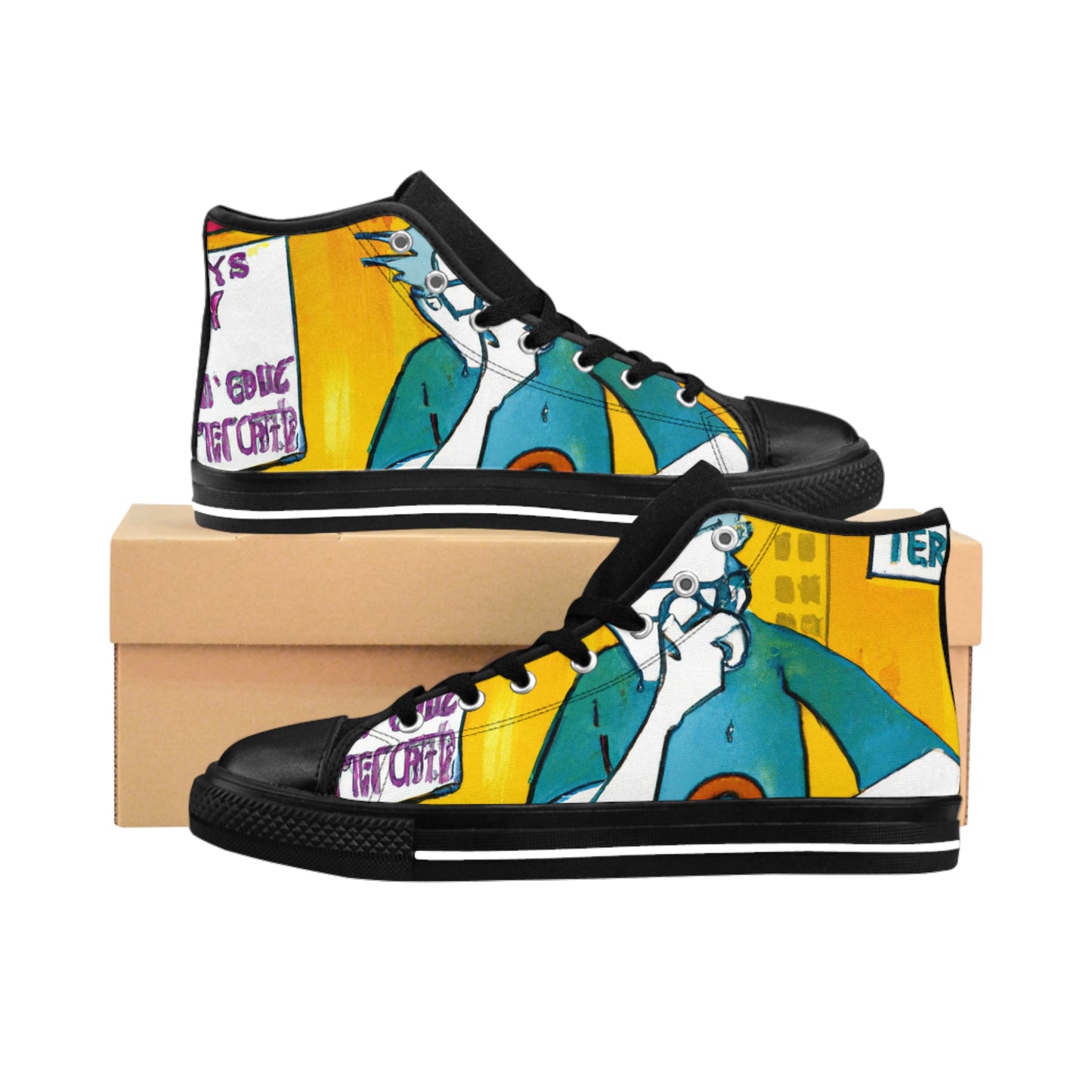 Gisleo da Firenze - Comic Book Hi Tops