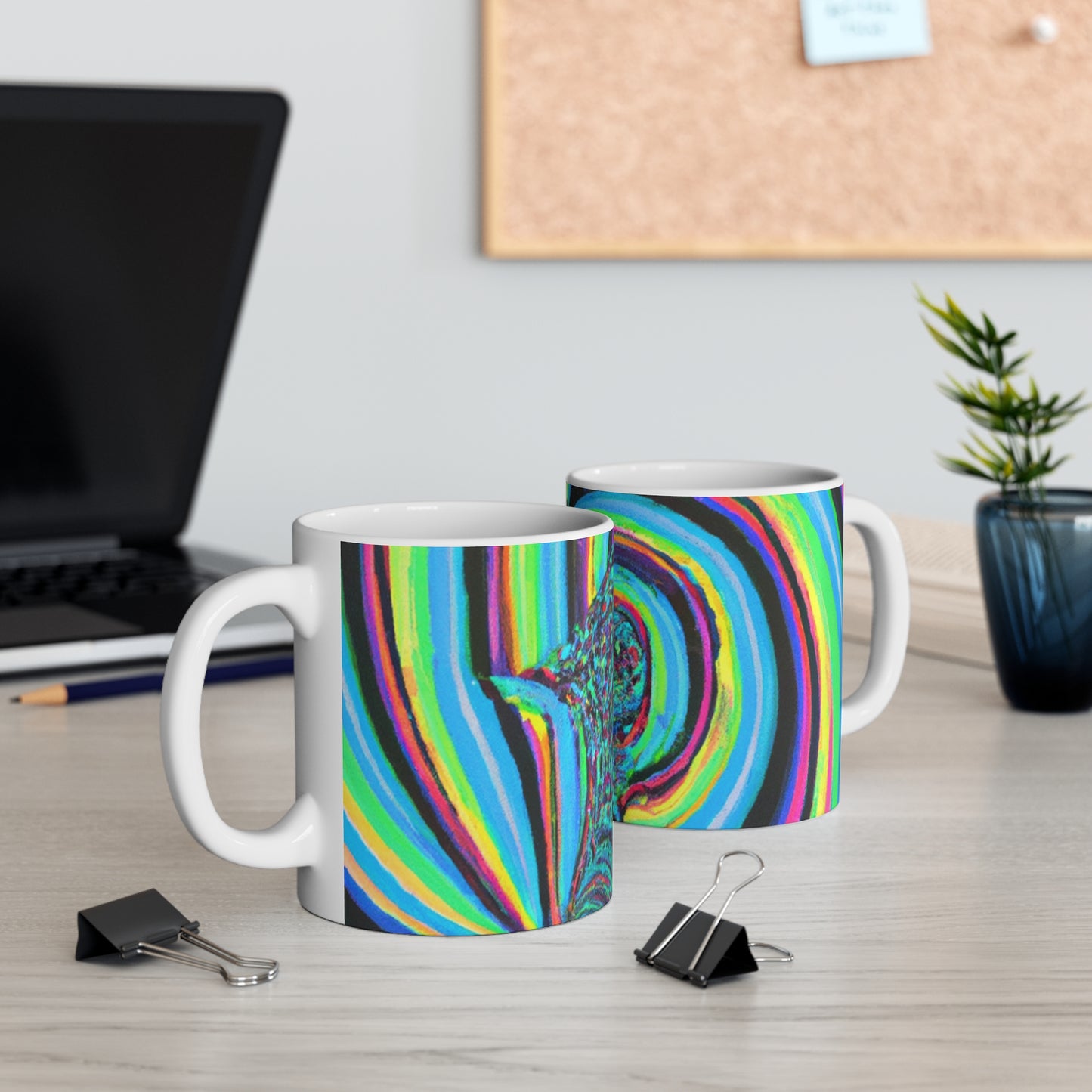 Mildred's Fancy Roast. - Psychedelic Coffee Cup Mug 11 Ounce