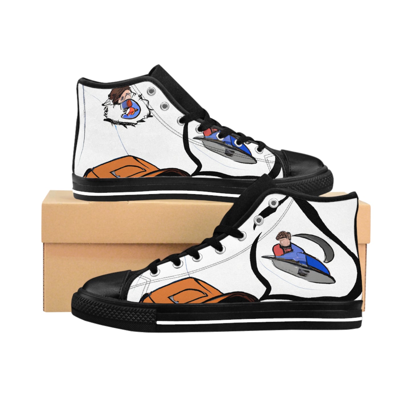 Sir Wilmiod FootFashions - Comic Book Hi Tops