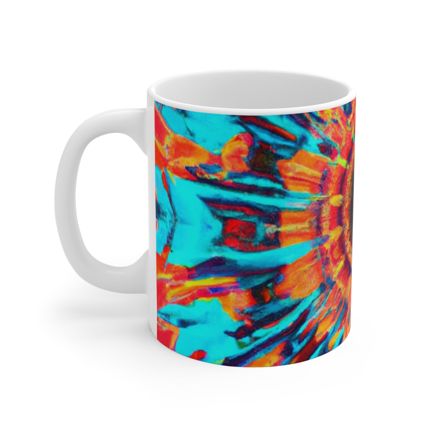 Percival Pasquale's Perfectly Perky Percolated Percolators - Psychedelic Coffee Cup Mug 11 Ounce