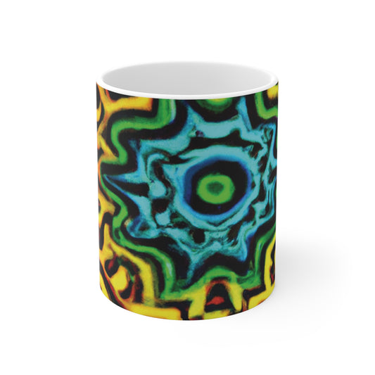 Alton's Aromatic Antidotes - Psychedelic Coffee Cup Mug 11 Ounce