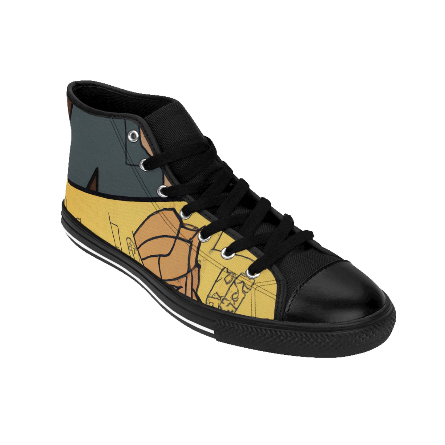 .

Samuela le Sacerdotese - Comic Book Hi Tops