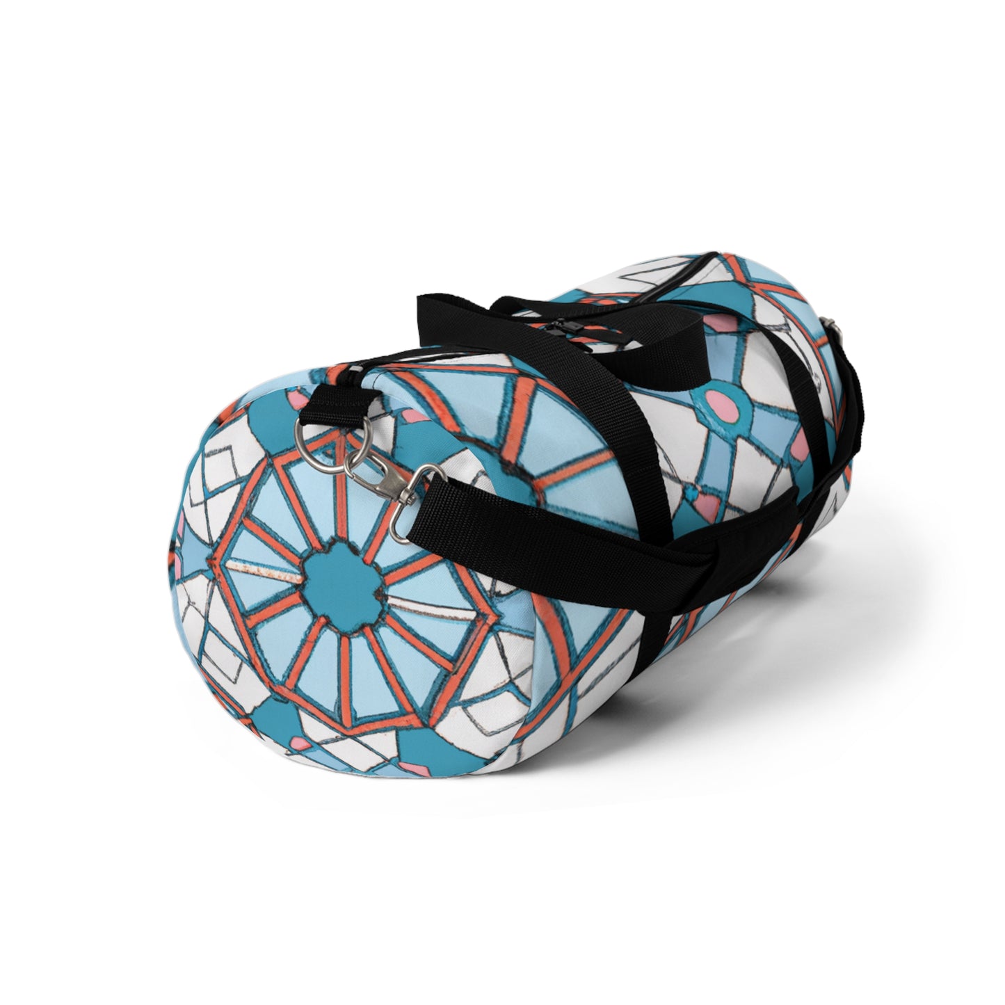 Abelard de Laceyshire - Geometric Pattern Duffel Travel Gym Luggage Bag