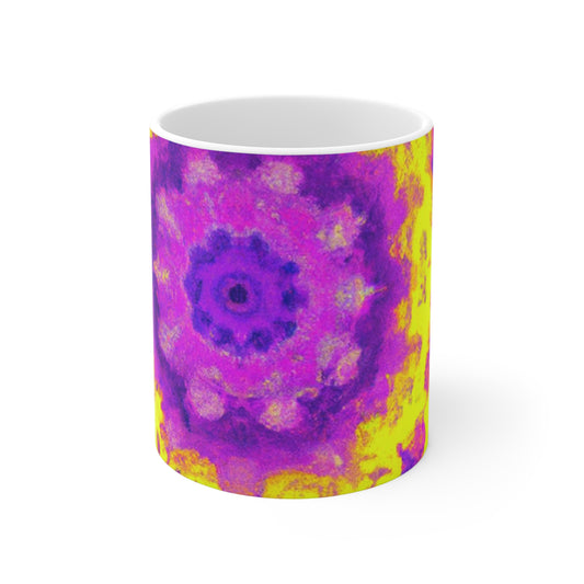 Java Joe's Coffee Company - Psychedelic Coffee Cup Mug 11 Ounce