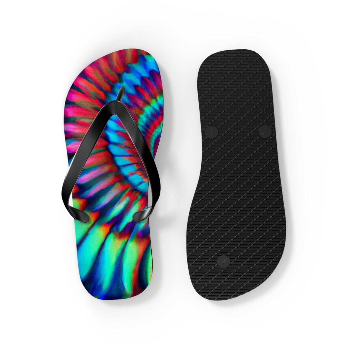 Hodgins Shoemakers - Psychedelic Trippy Flip Flop Beach Sandals